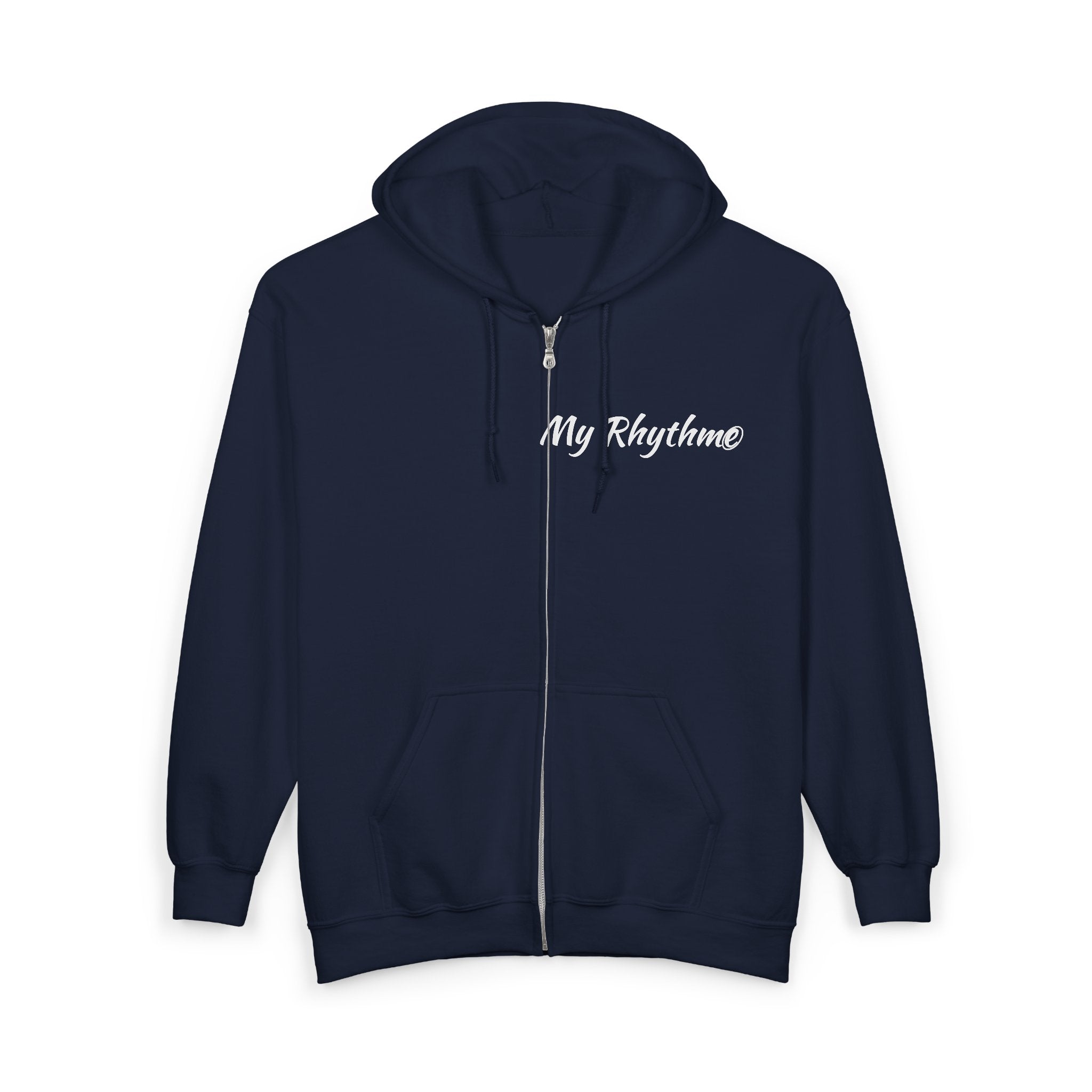My Rhythme Zip Hoodie — Full‑Zip Music Note Hooded Sweatshirt