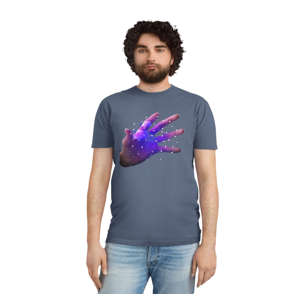 Galaxy Hand Tee — Cosmic Space Hand Graphic T-Shirt