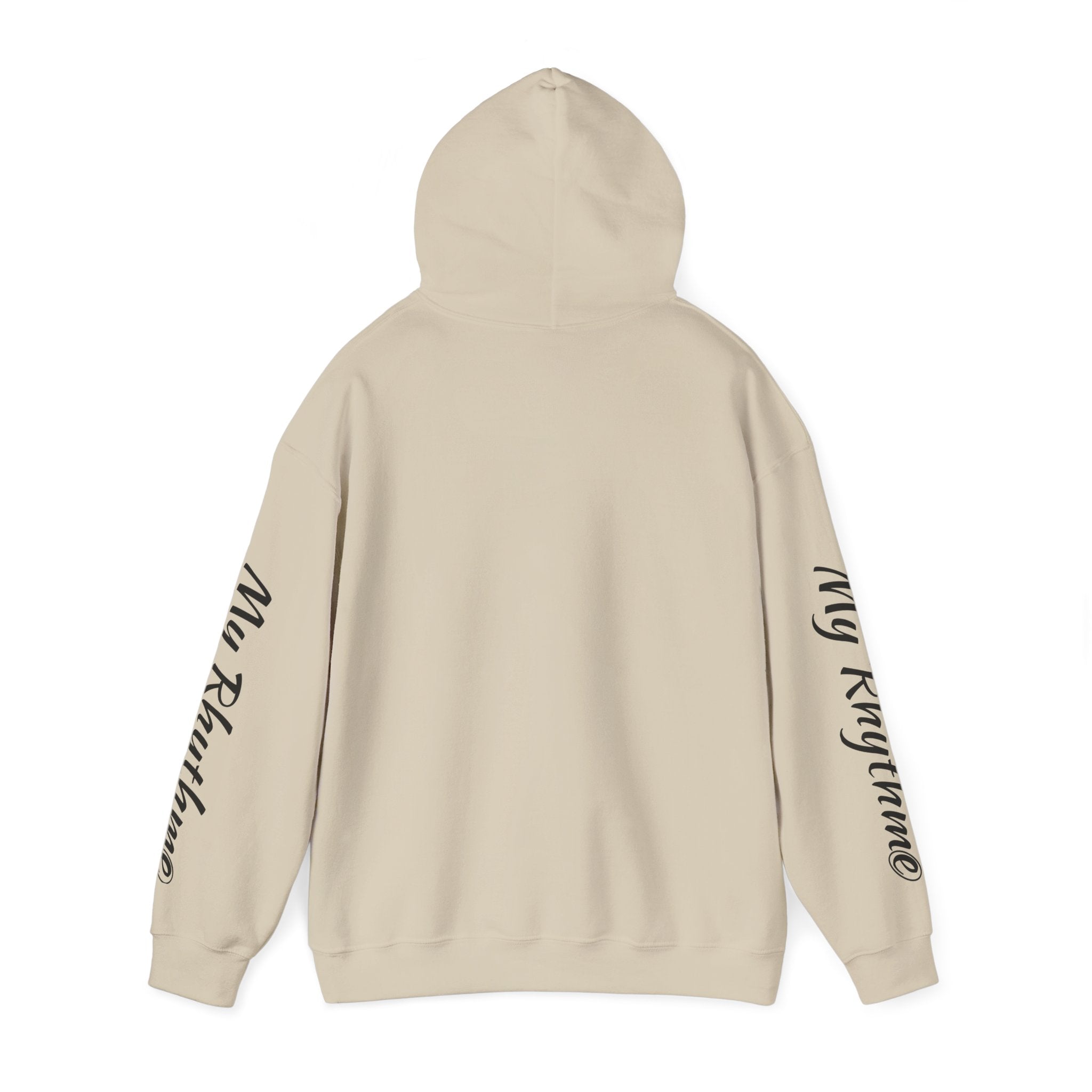 Rhythmic Note Hoodie — "My Rhythme" Music-Inspired Pullover