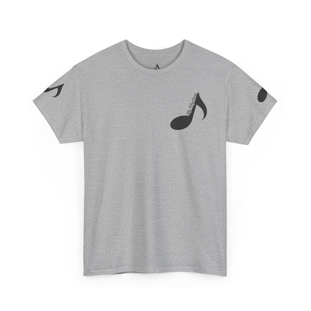 Music Note T‑Shirt — Minimalist Music Lover Tee (Includes "My Rhythme")