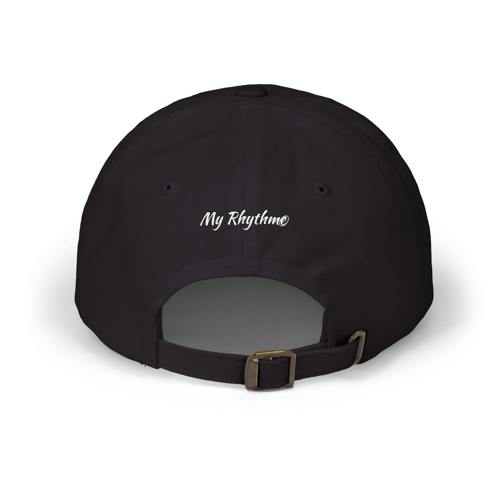 Camo Music Note Dad Cap — "My Rhythme" Embroidered Adjustable Hat
