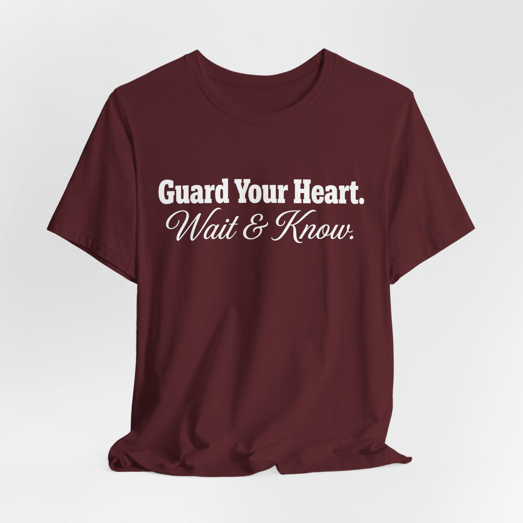 Guard Your Heart — Unisex Jersey Short Sleeve T-Shirt