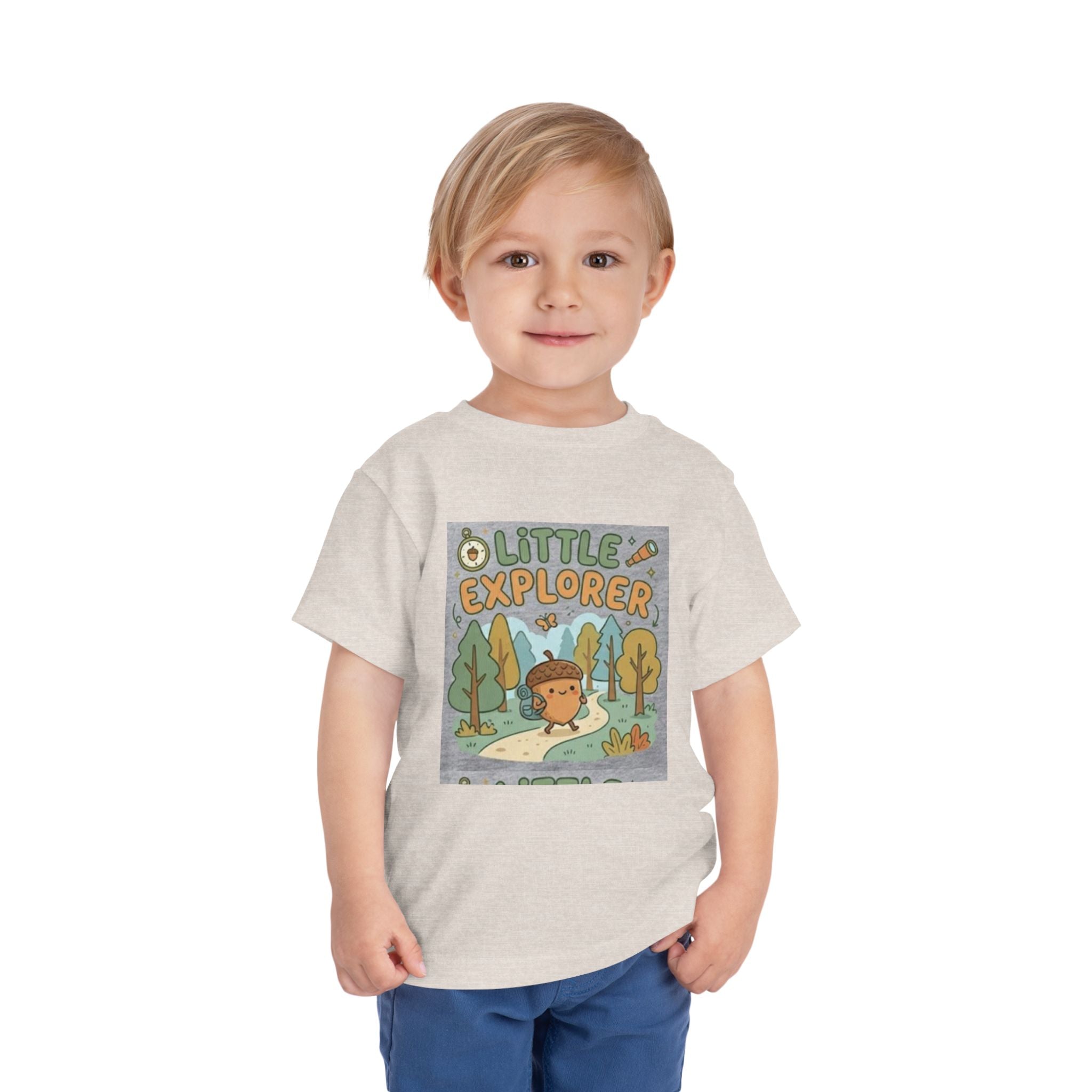 Little Explorer Toddler Tee – Cute Forest Adventure Graphic