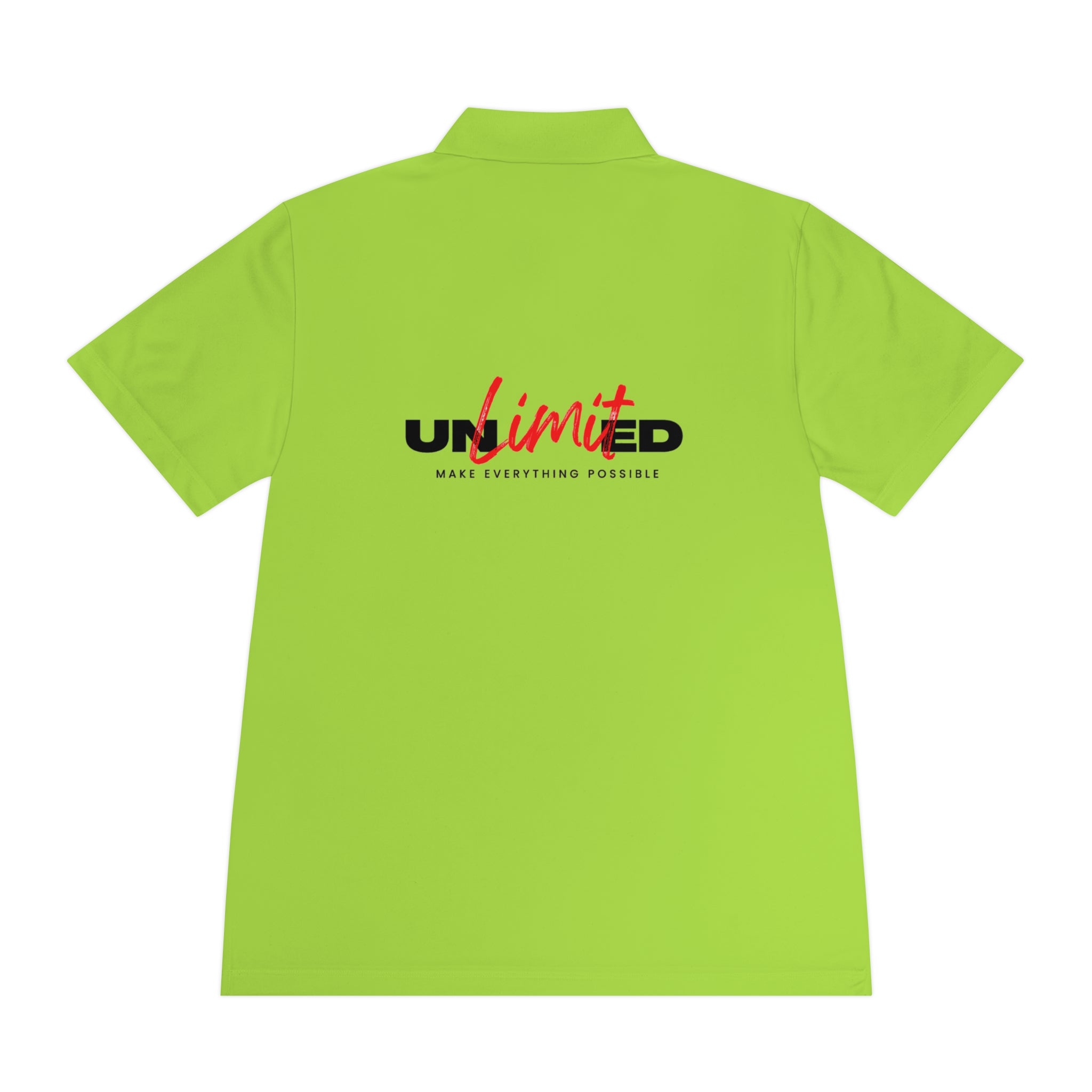 Unlimited Sport Polo — Men’s Performance Polo with 'Unlimited' Motivational Logo