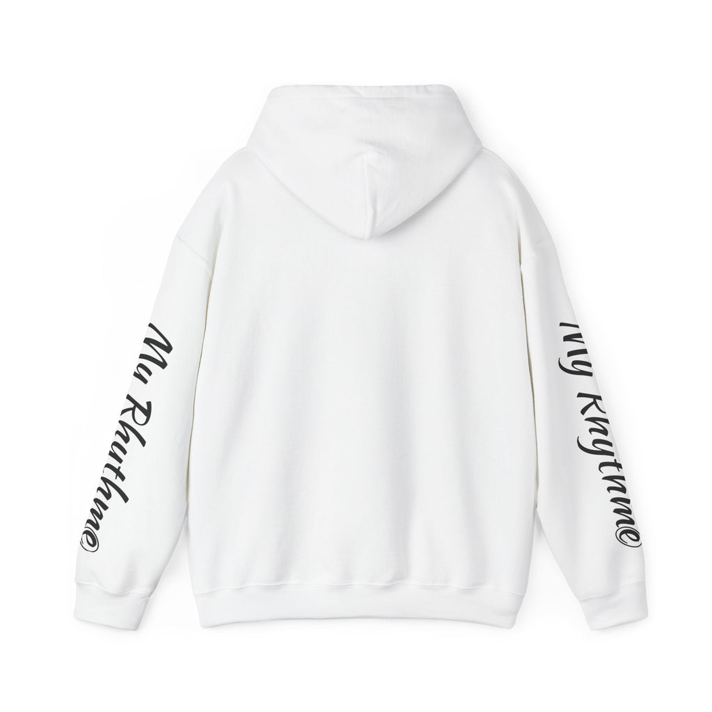 Rhythmic Note Hoodie — "My Rhythme" Music-Inspired Pullover