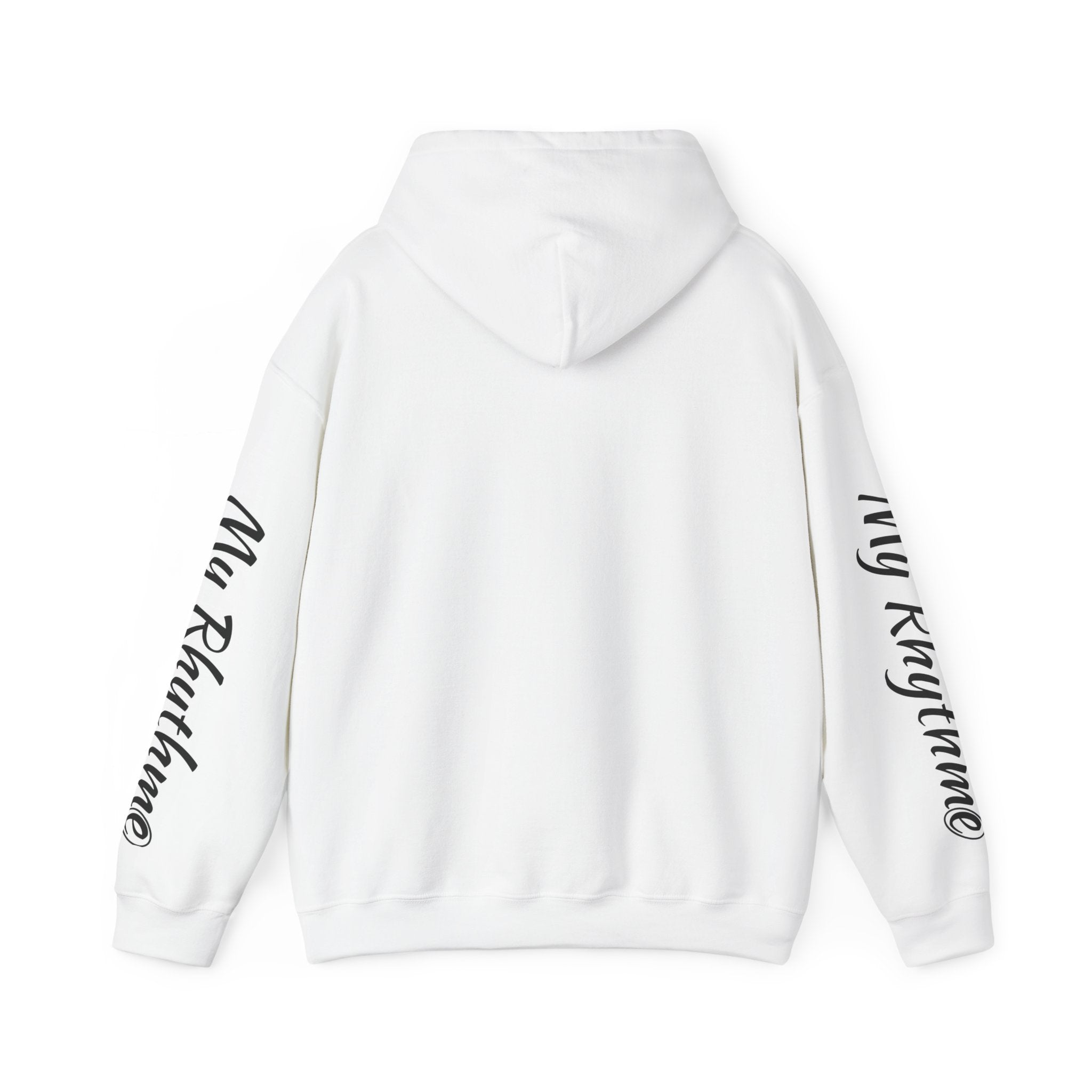 Rhythmic Note Hoodie — "My Rhythme" Music-Inspired Pullover