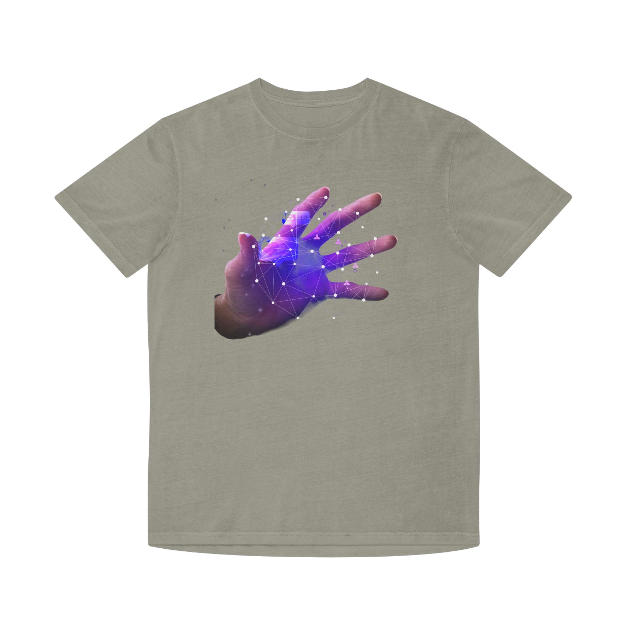 Galaxy Hand Tee — Cosmic Space Hand Graphic T-Shirt