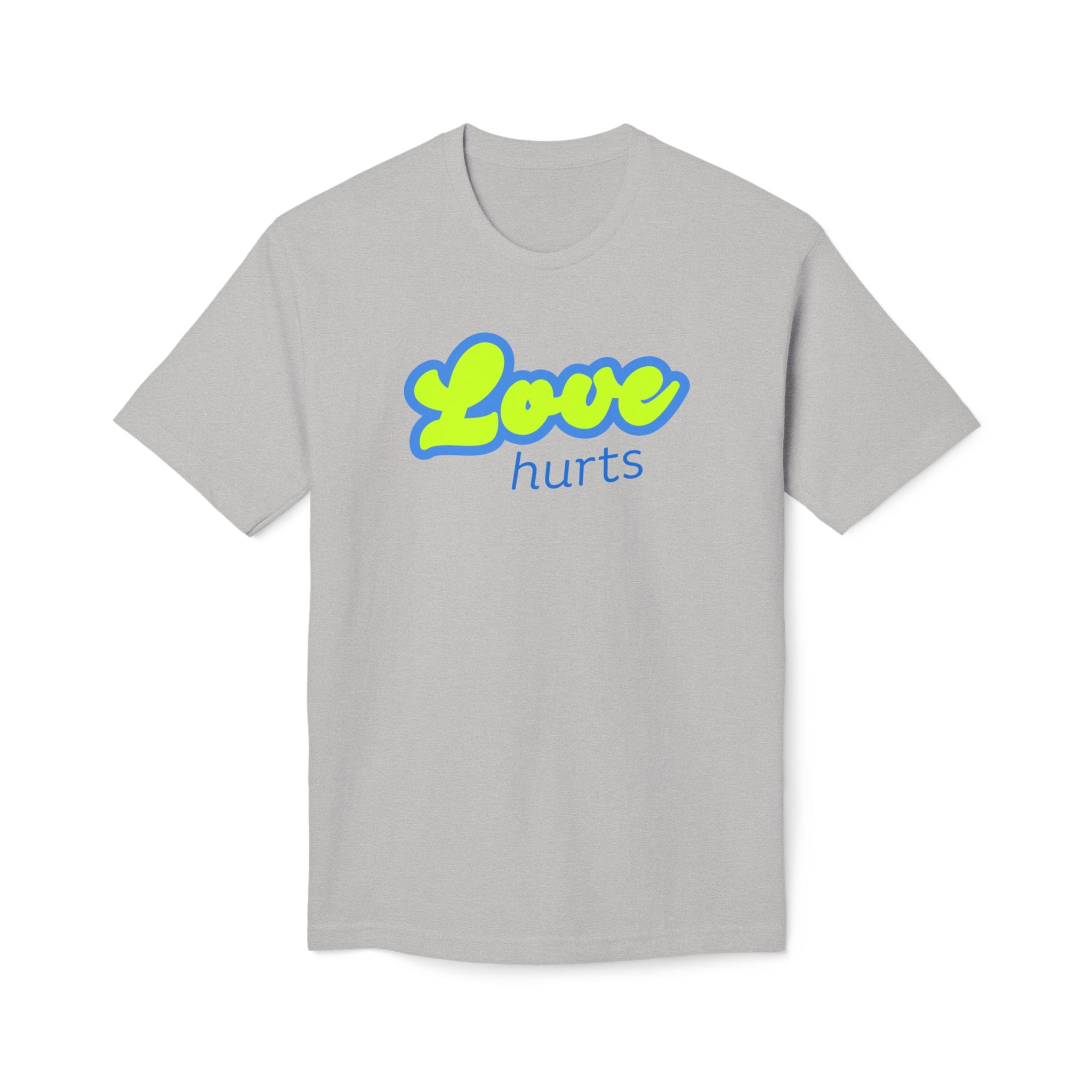 Love Hurts T‑Shirt — "Love hurts" Script Tee with Back "...but hate kills"