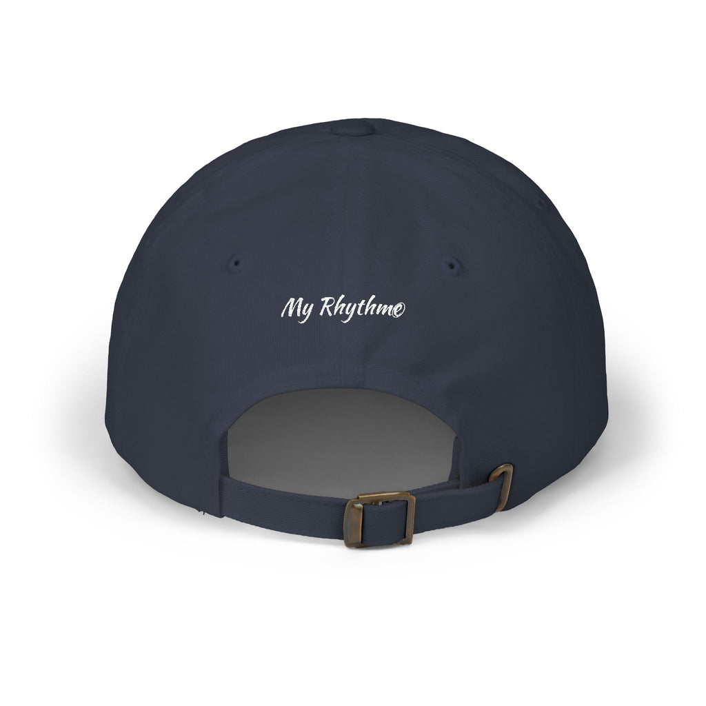 Camo Music Note Dad Cap — "My Rhythme" Embroidered Adjustable Hat