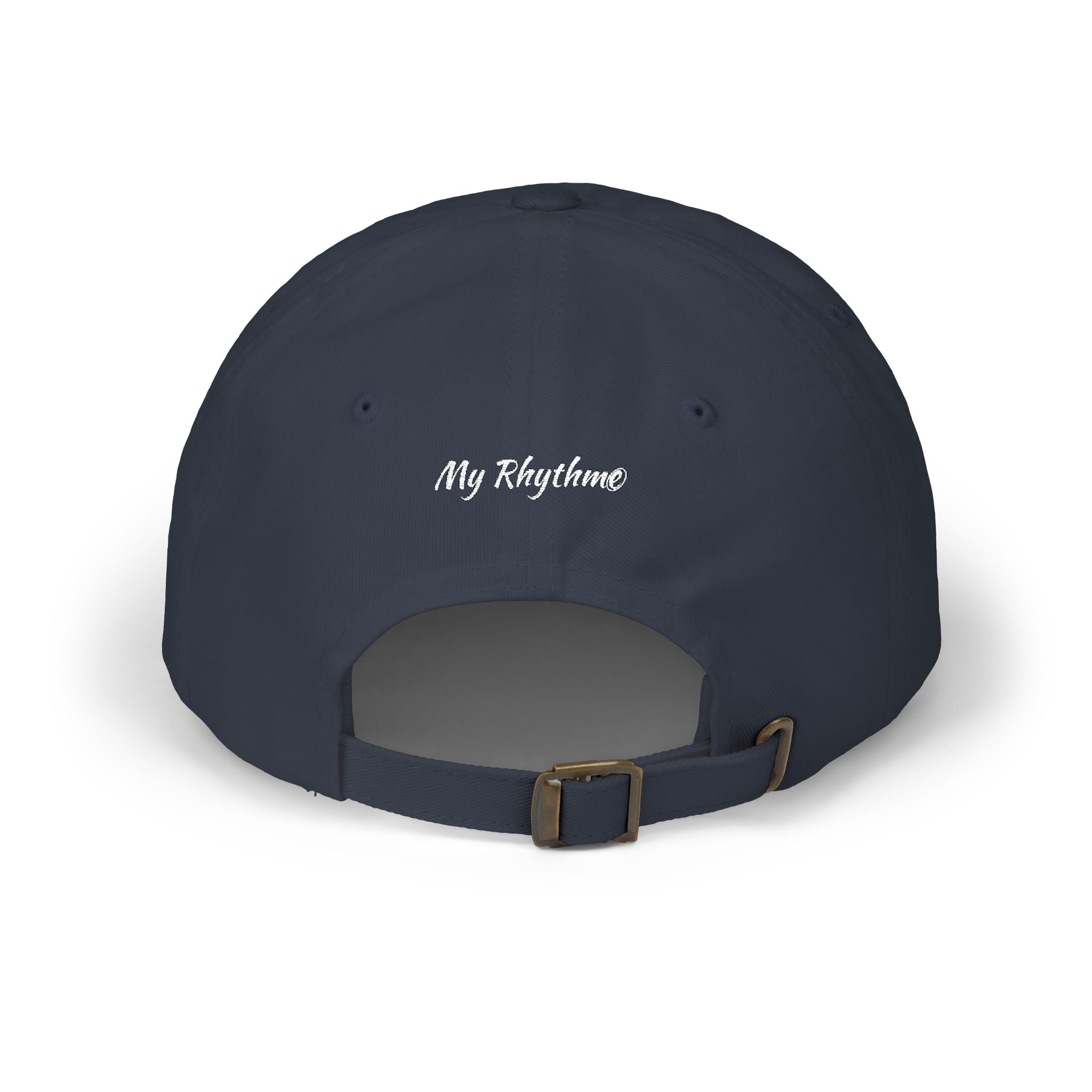 Camo Music Note Dad Cap — "My Rhythme" Embroidered Adjustable Hat