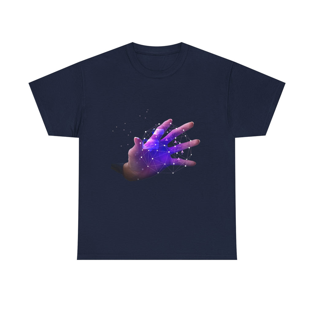 Galaxy Hand T-Shirt — Cosmic Palm Space Tee