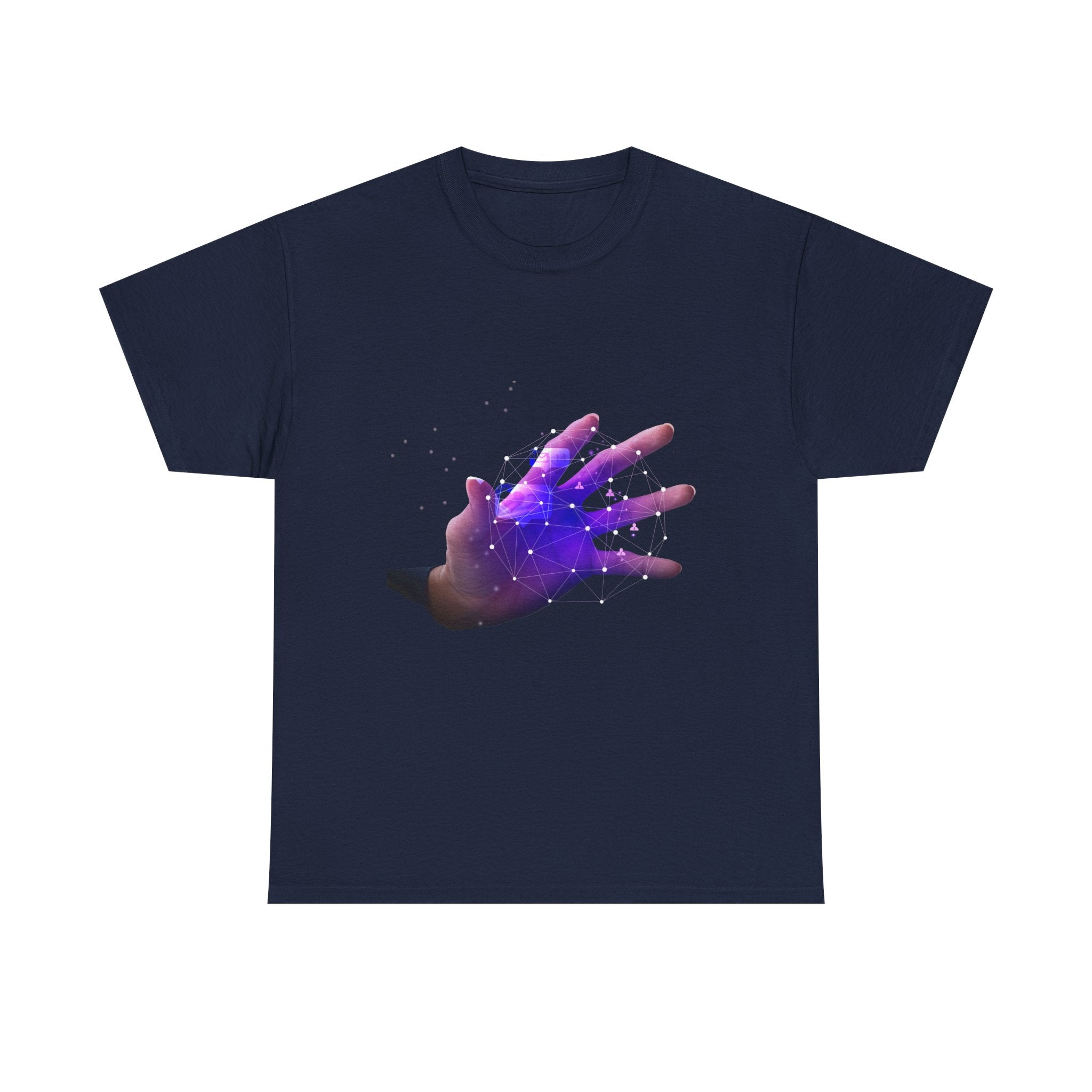 Galaxy Hand T-Shirt — Cosmic Palm Space Tee