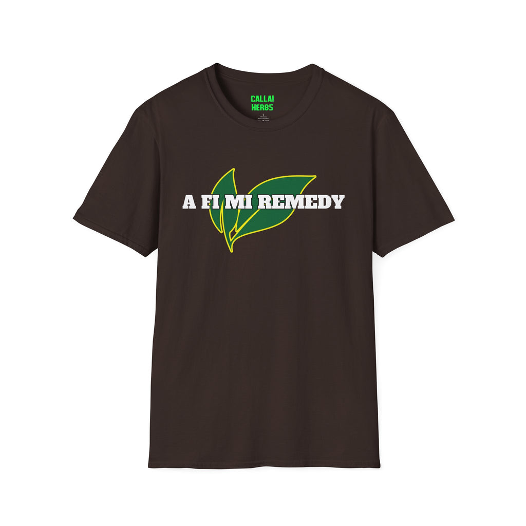A Fi Mi Remedy T-Shirt — Jamaican Herbal Vibes Tee