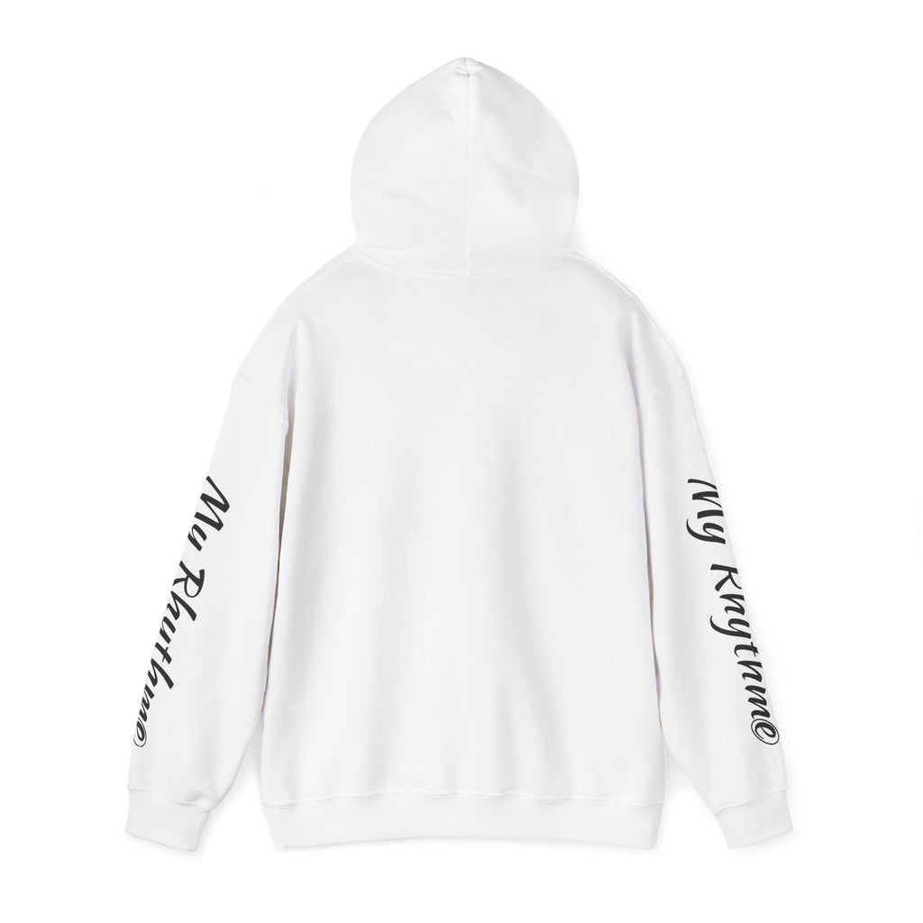 Rhythmic Note Hoodie — "My Rhythme" Music-Inspired Pullover