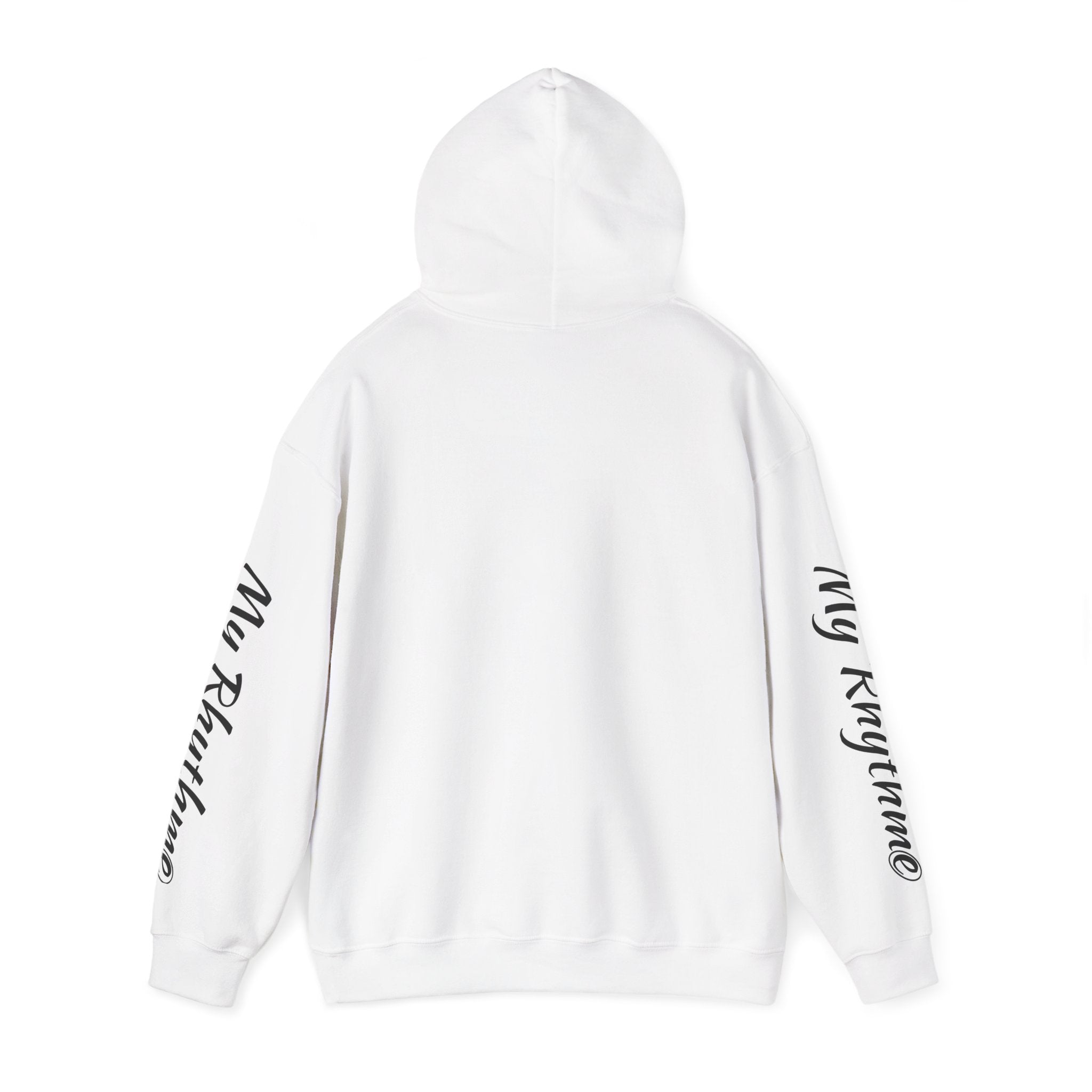 Rhythmic Note Hoodie — "My Rhythme" Music-Inspired Pullover