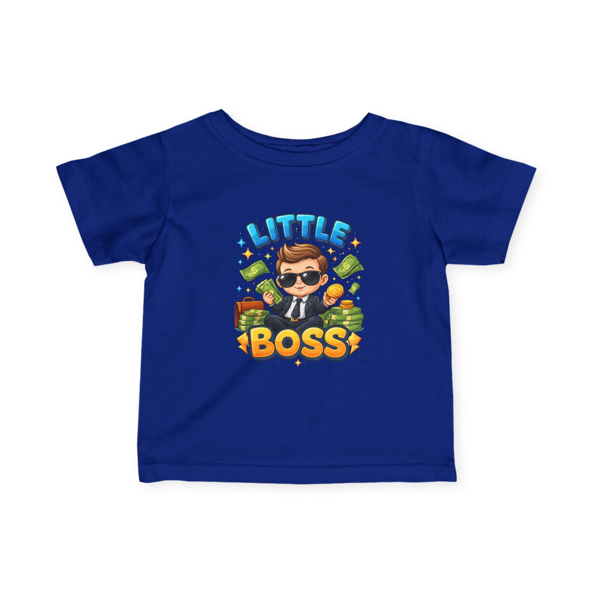 Little Boss Infant Tee – Cute Money Boss Baby Graphic Shirt