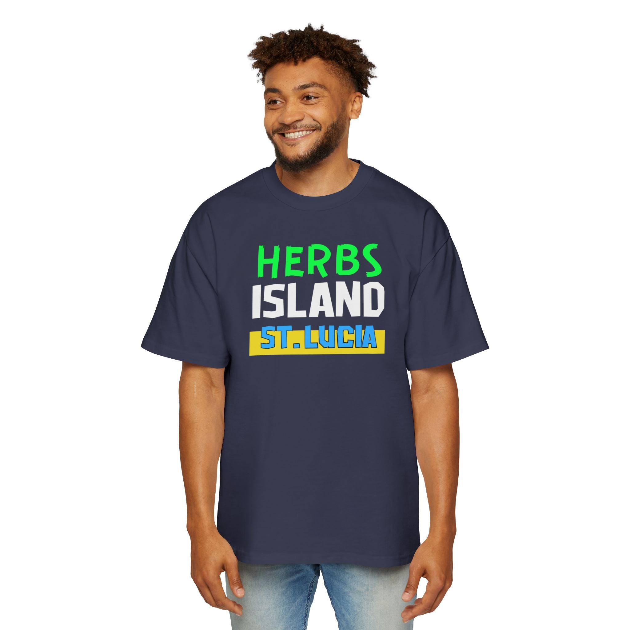 Herbs Island St. Lucia Tee — Caribbean Vacation Graphic T‑Shirt