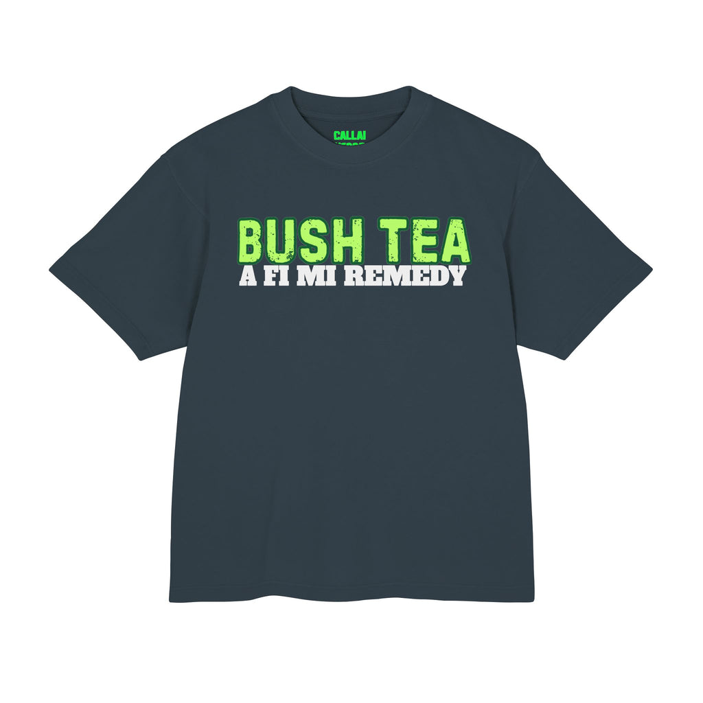 Bush Tea Tee — 'Bush Tea A Fi Mi Remedy' Graphic T-Shirt