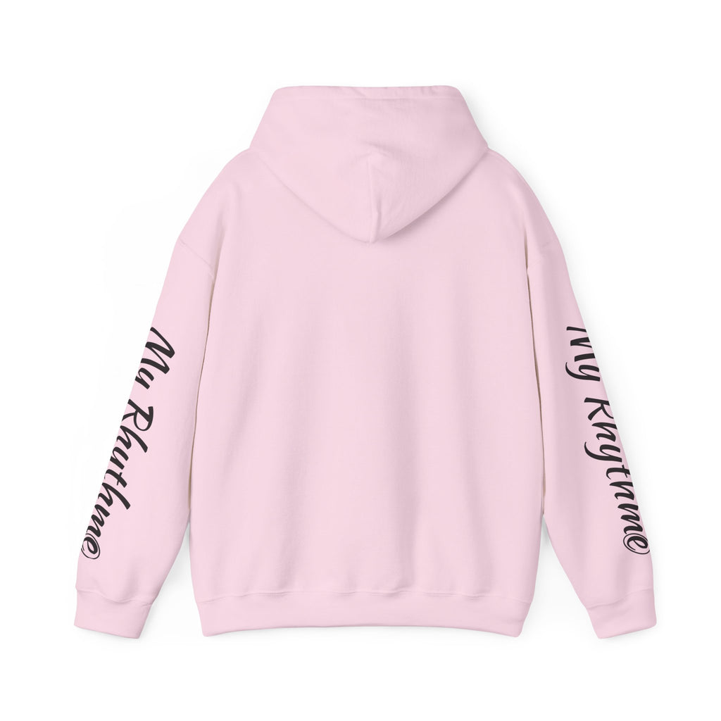 Rhythmic Note Hoodie — "My Rhythme" Music-Inspired Pullover