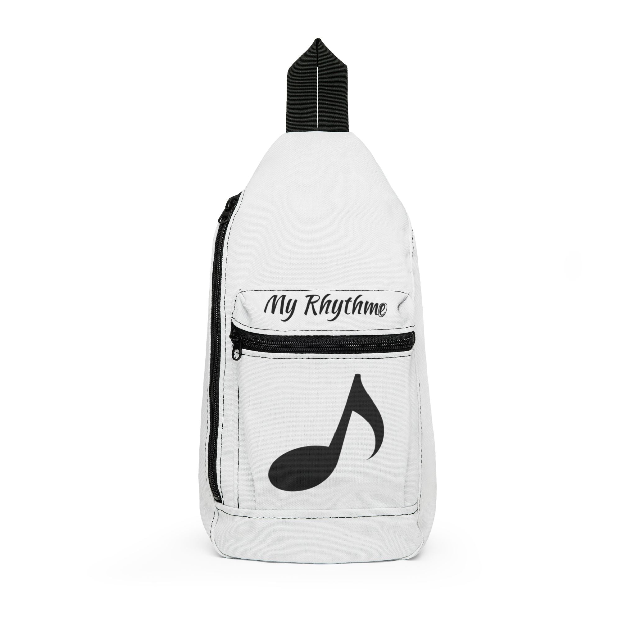 Music Note Sling Bag — "My Rhythme" Casual Crossbody for Musicians & Music Lovers