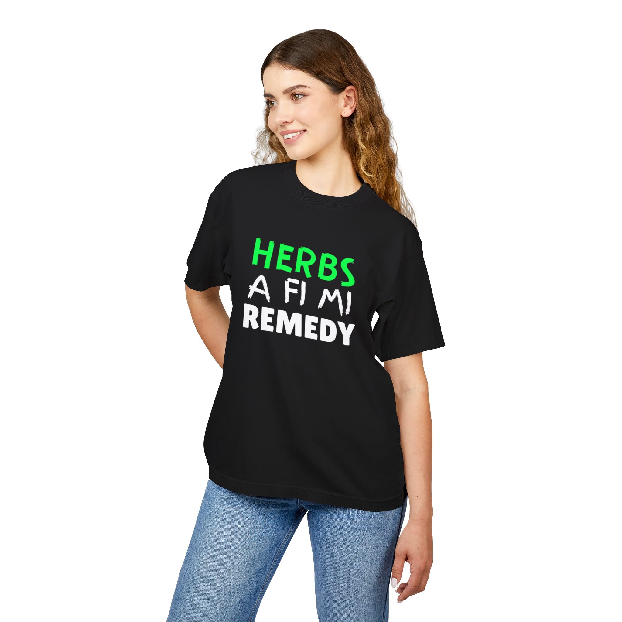 Herbs A Fi Mi Remedy T‑Shirt — Jamaican Patois Herbal Healing Tee