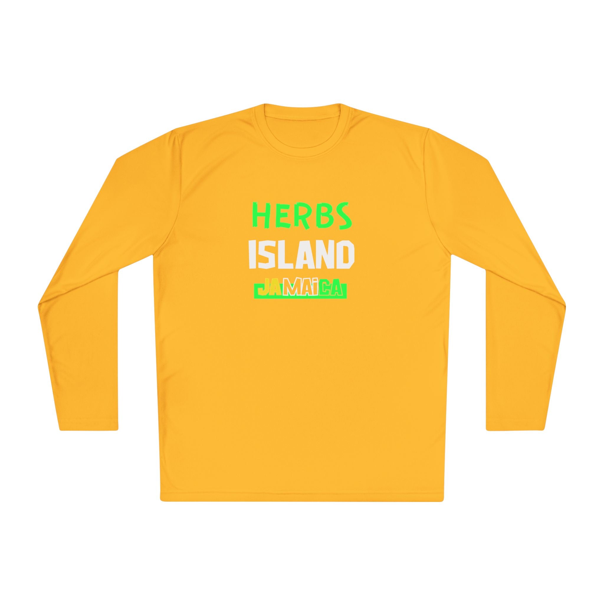 Herbs Island Jamaica Long Sleeve Tee — Caribbean Herb Vibes