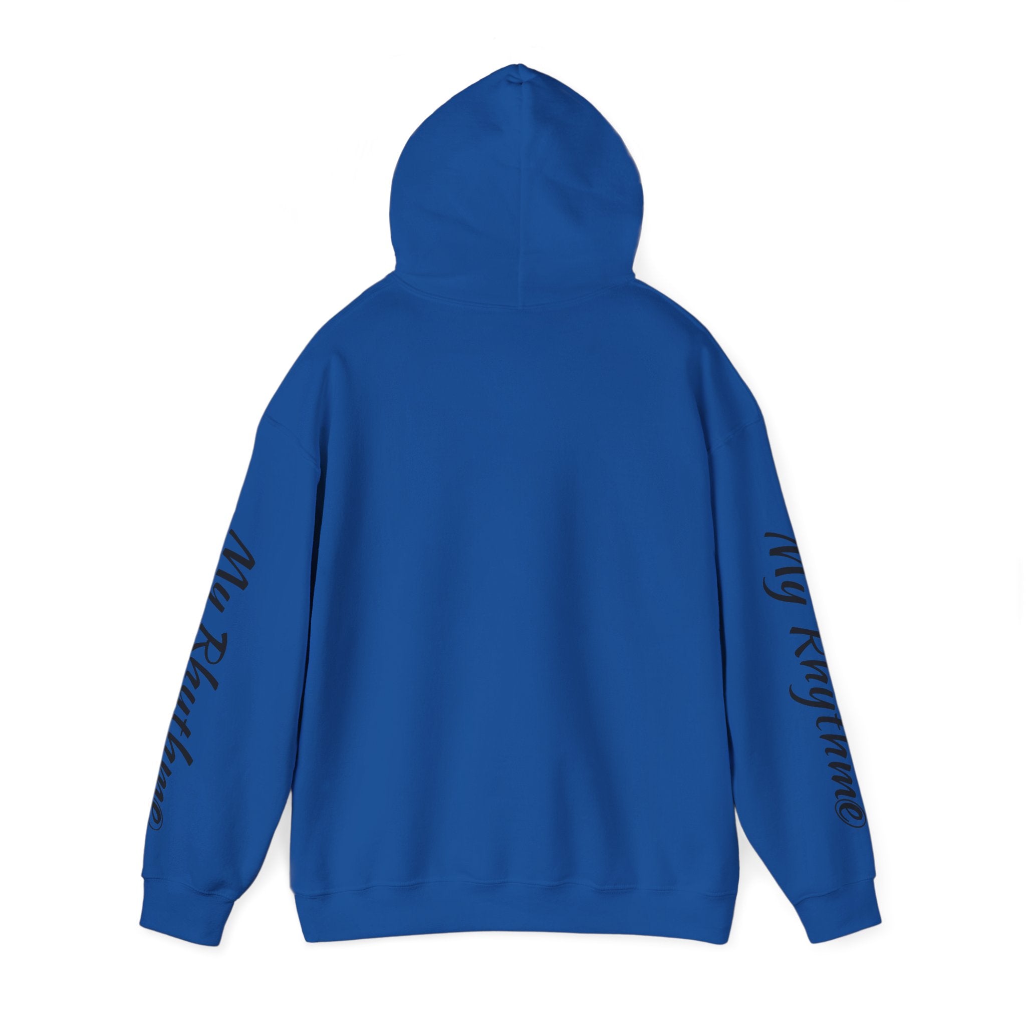 Rhythmic Note Hoodie — "My Rhythme" Music-Inspired Pullover