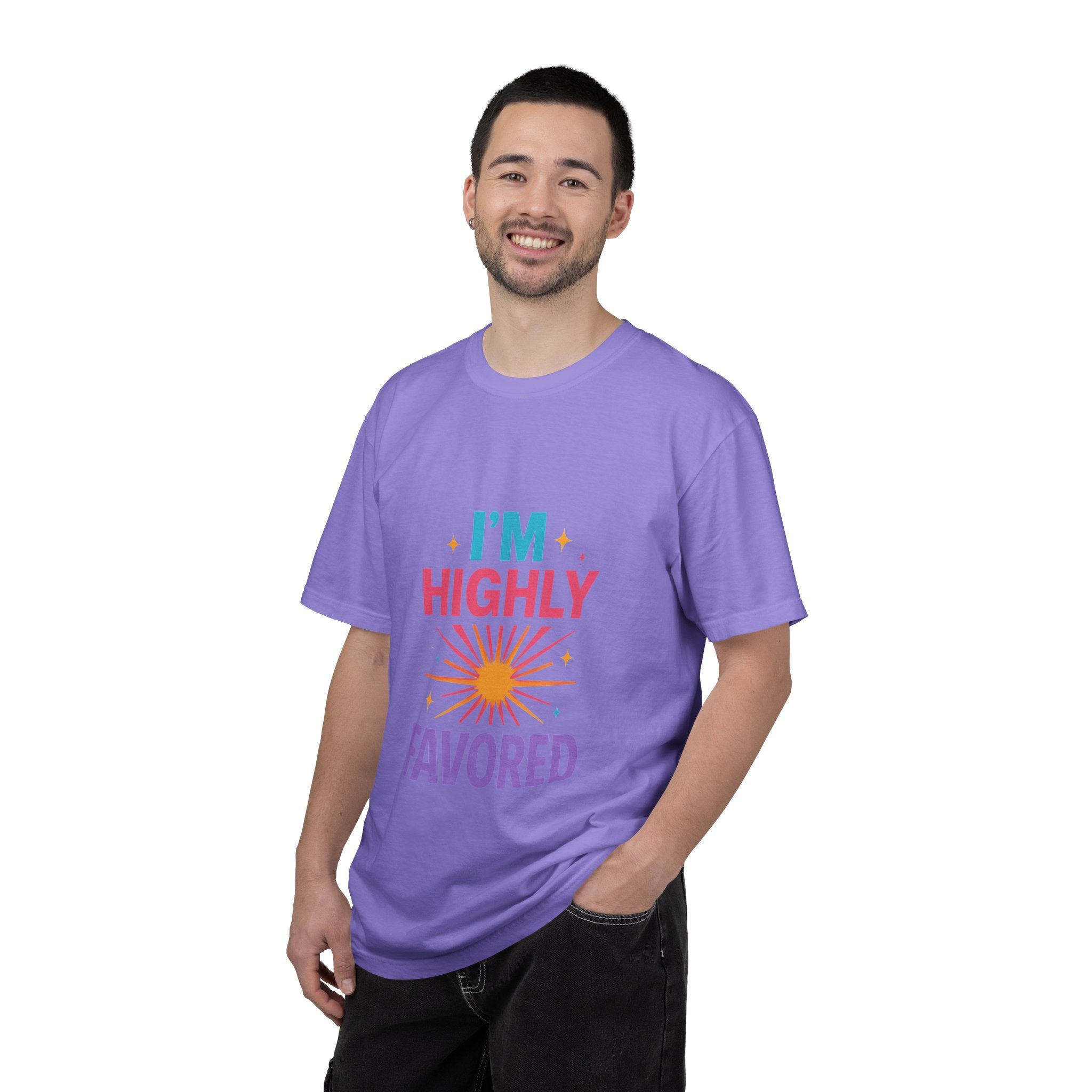 I'm Highly Favored T-Shirt — Positive Faith Graphic Tee