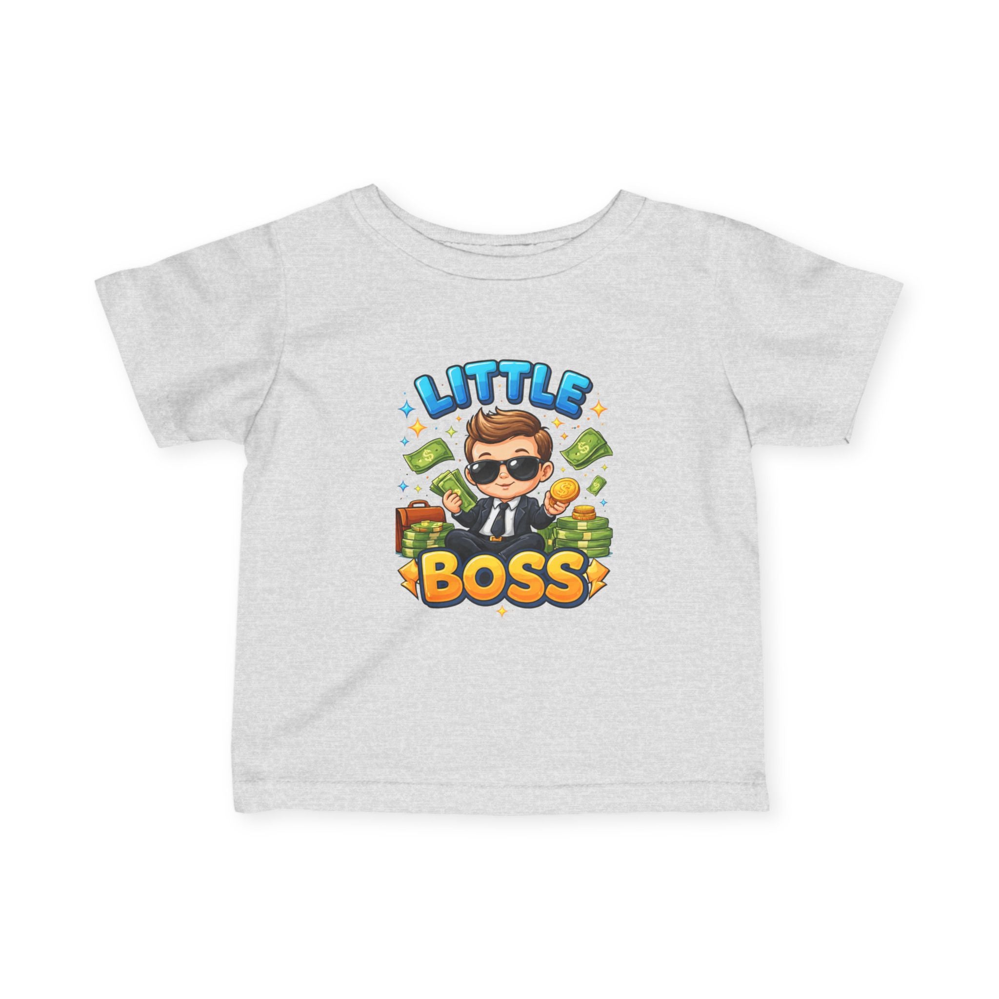 Little Boss Infant Tee – Cute Money Boss Baby Graphic Shirt
