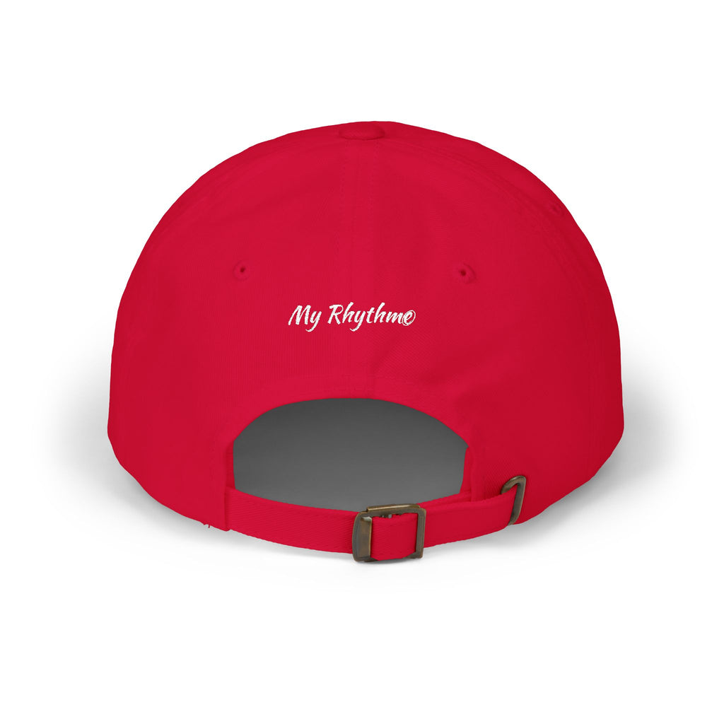 Camo Music Note Dad Cap — "My Rhythme" Embroidered Adjustable Hat