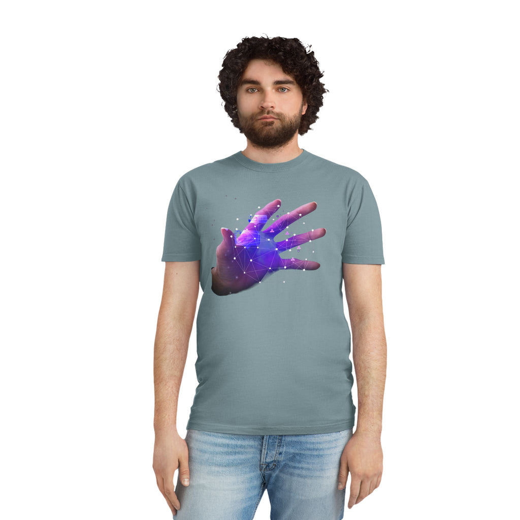 Galaxy Hand Tee — Cosmic Space Hand Graphic T-Shirt