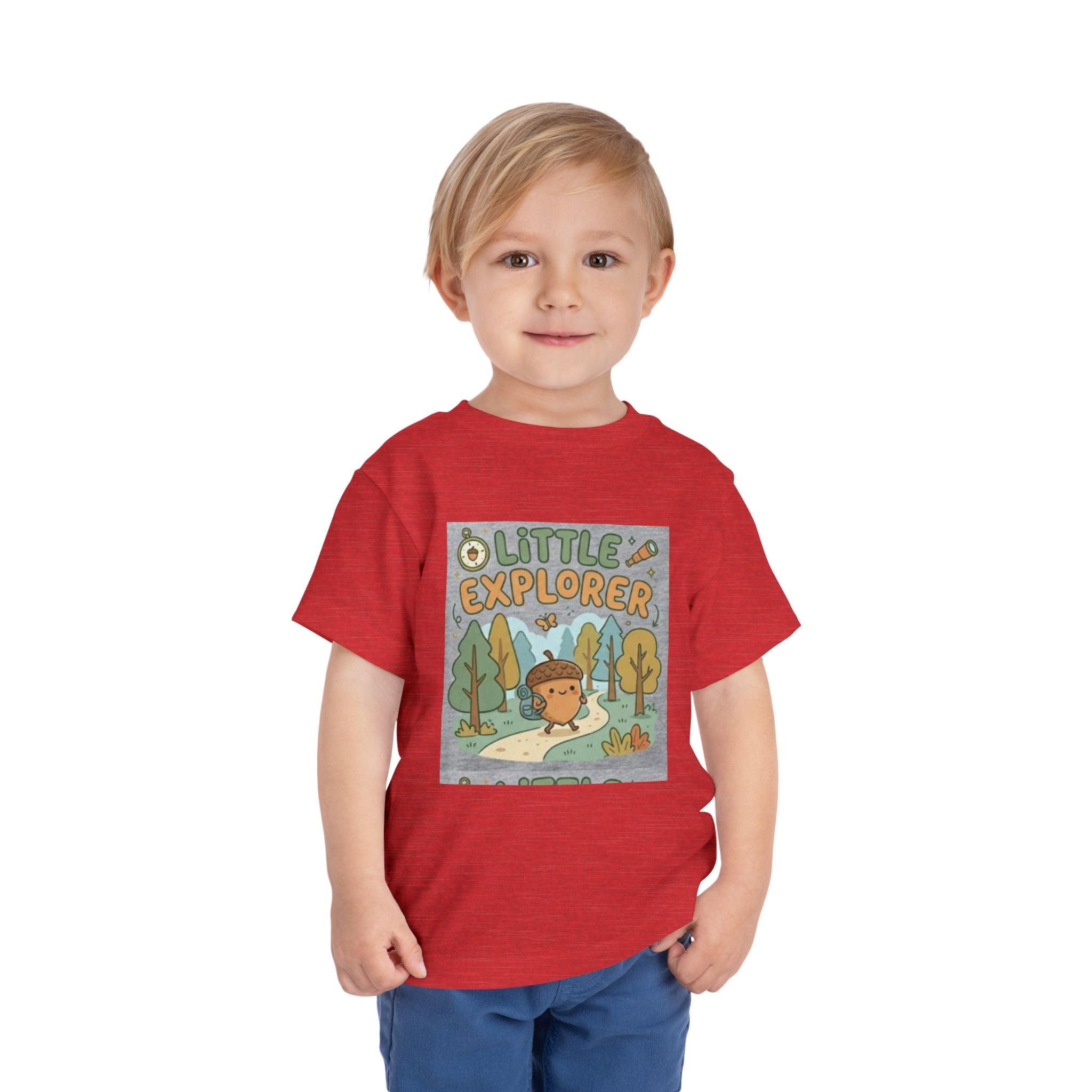 Little Explorer Toddler Tee – Cute Forest Adventure Graphic
