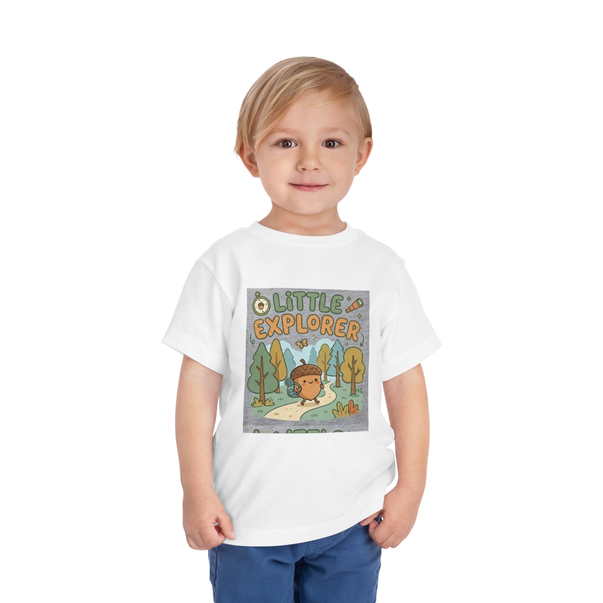 Little Explorer Toddler Tee – Cute Forest Adventure Graphic