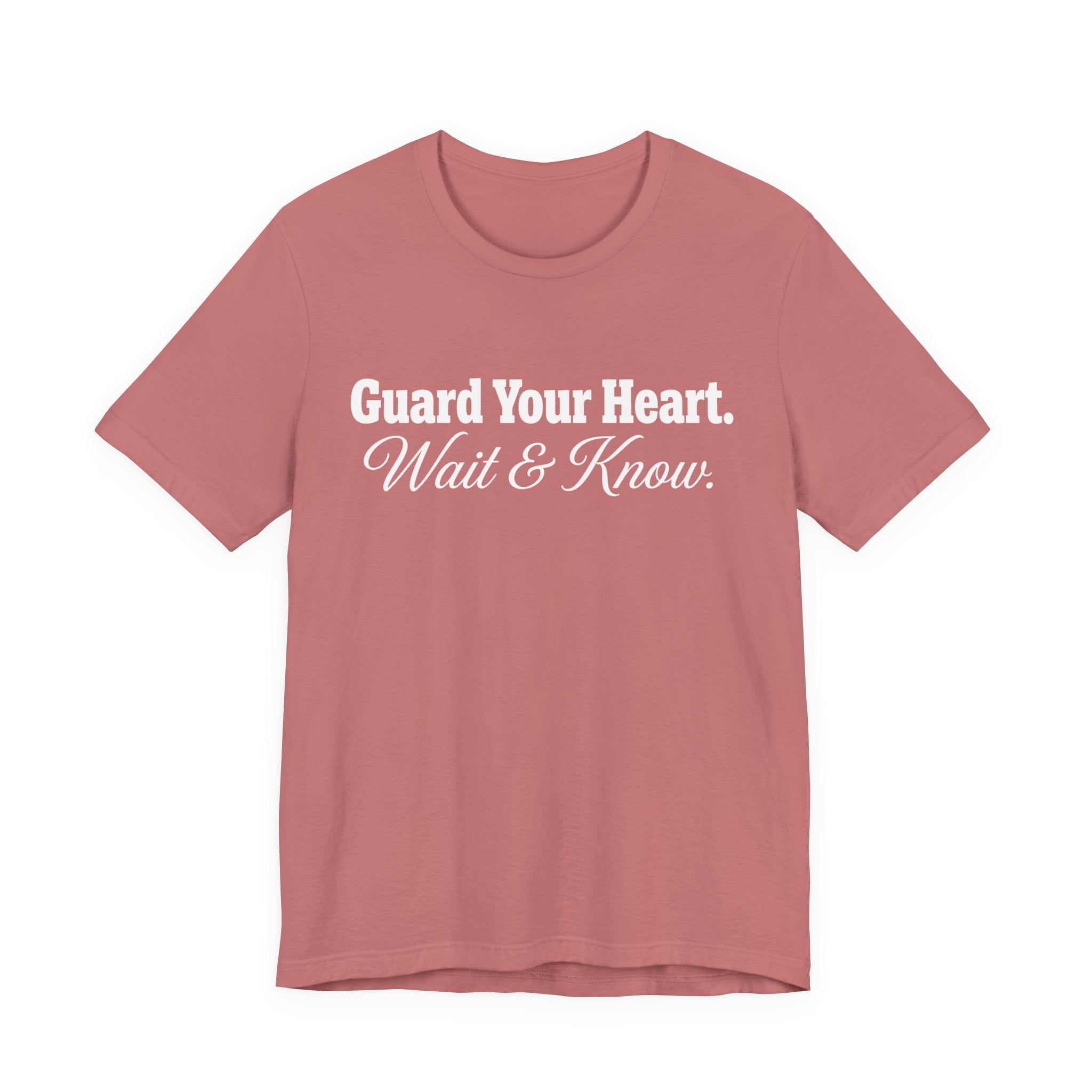 Guard Your Heart — Unisex Jersey Short Sleeve T-Shirt