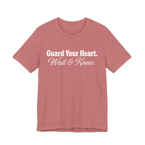 Guard Your Heart — Unisex Jersey Short Sleeve T-Shirt