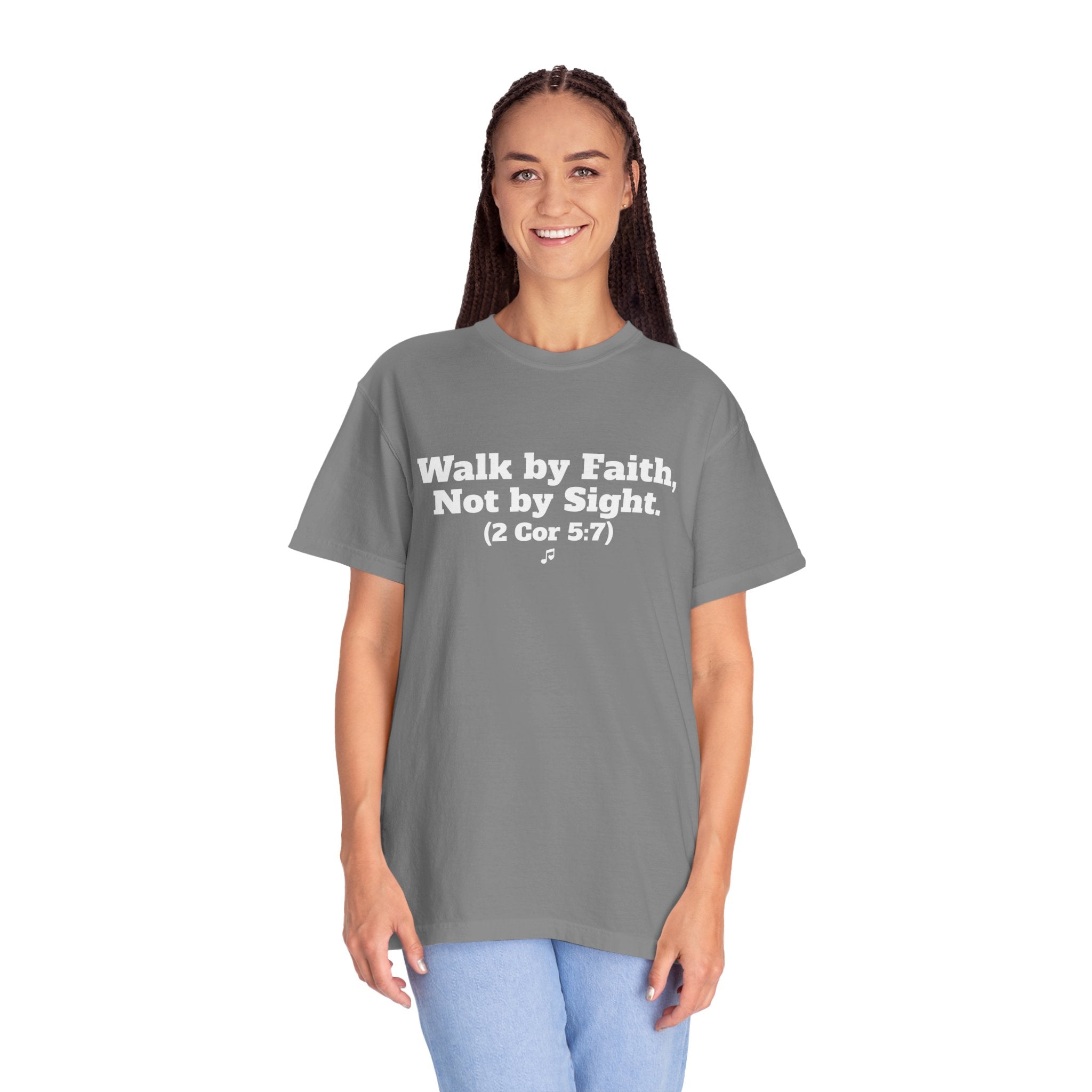 T-Shirt — Classic Blank White Tee (Unisex Garment-Dyed)