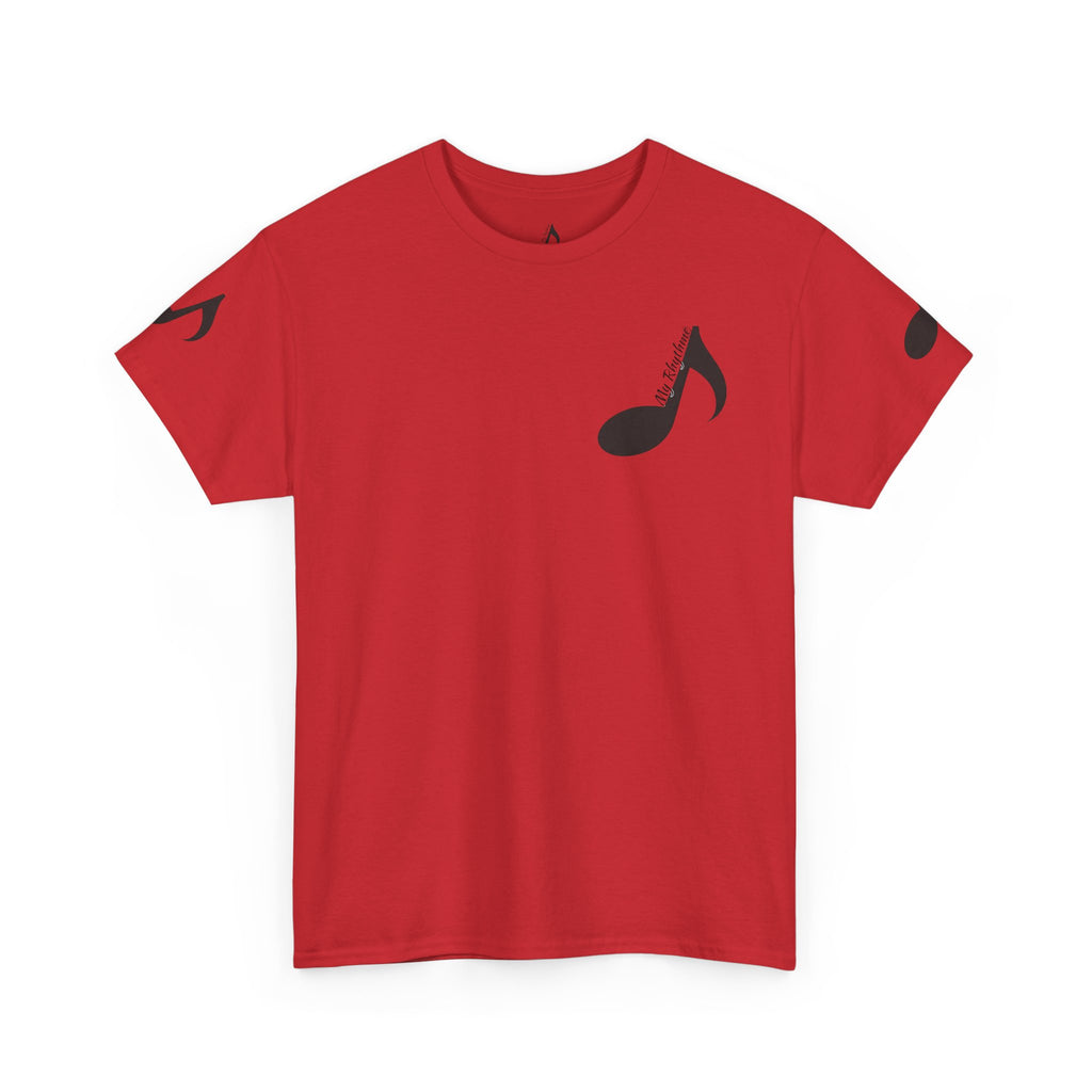 Music Note T‑Shirt — Minimalist Music Lover Tee (Includes "My Rhythme")