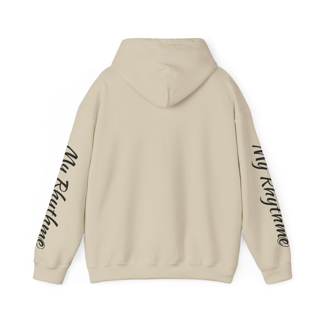 Rhythmic Note Hoodie — "My Rhythme" Music-Inspired Pullover