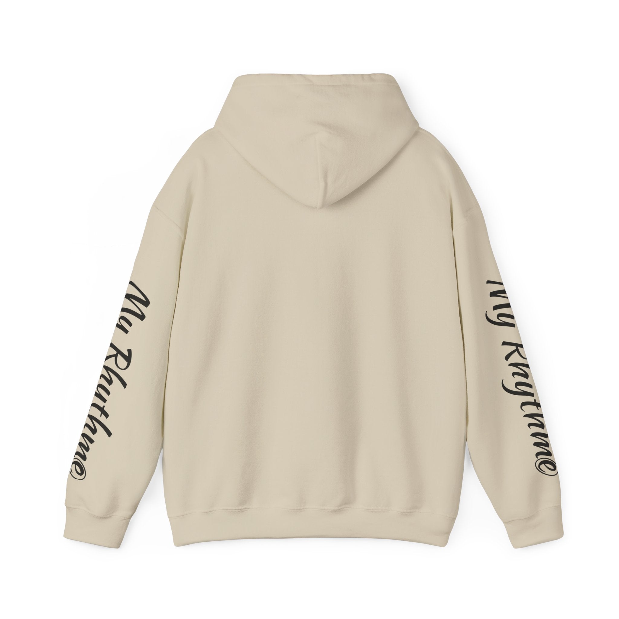 Rhythmic Note Hoodie — "My Rhythme" Music-Inspired Pullover