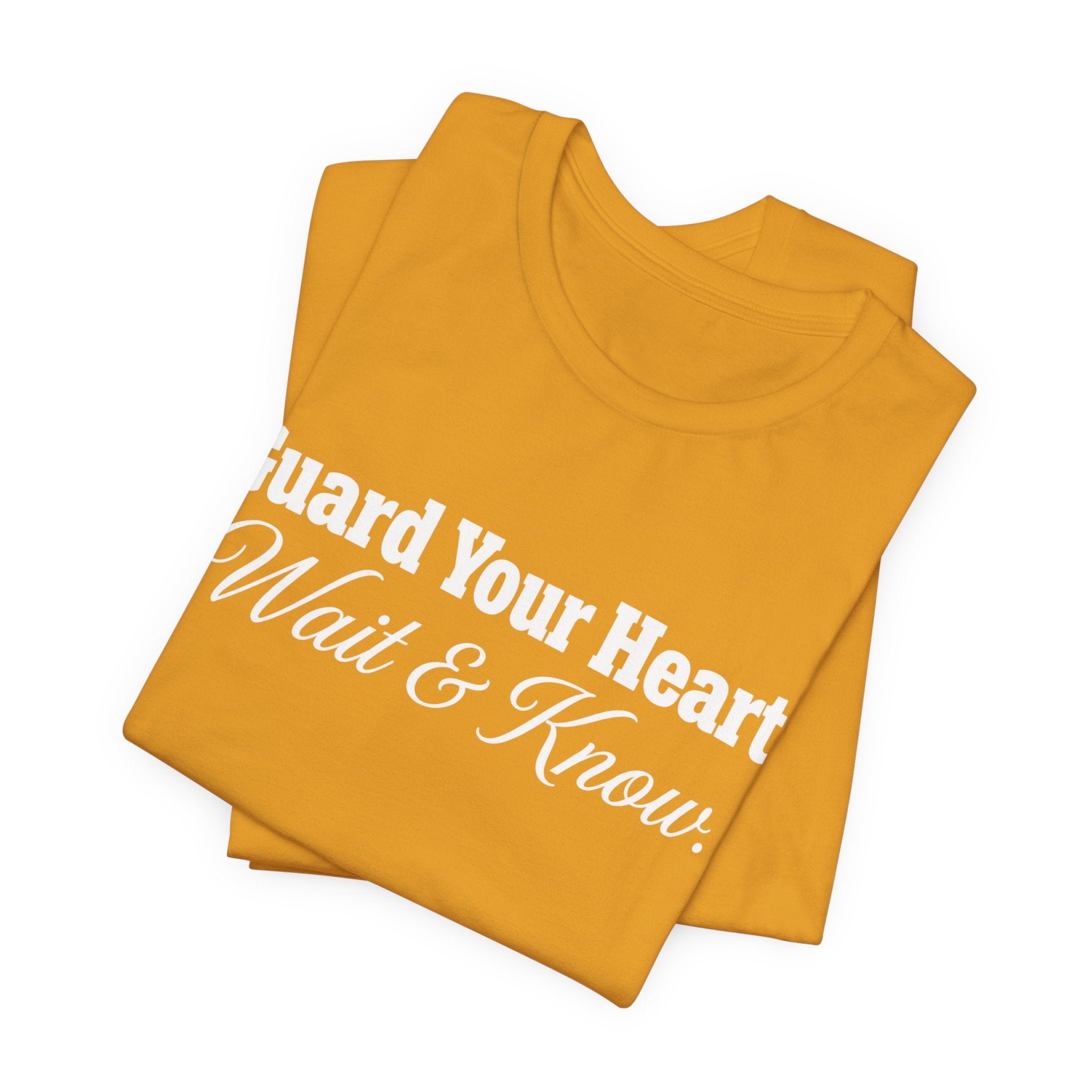 Guard Your Heart — Unisex Jersey Short Sleeve T-Shirt