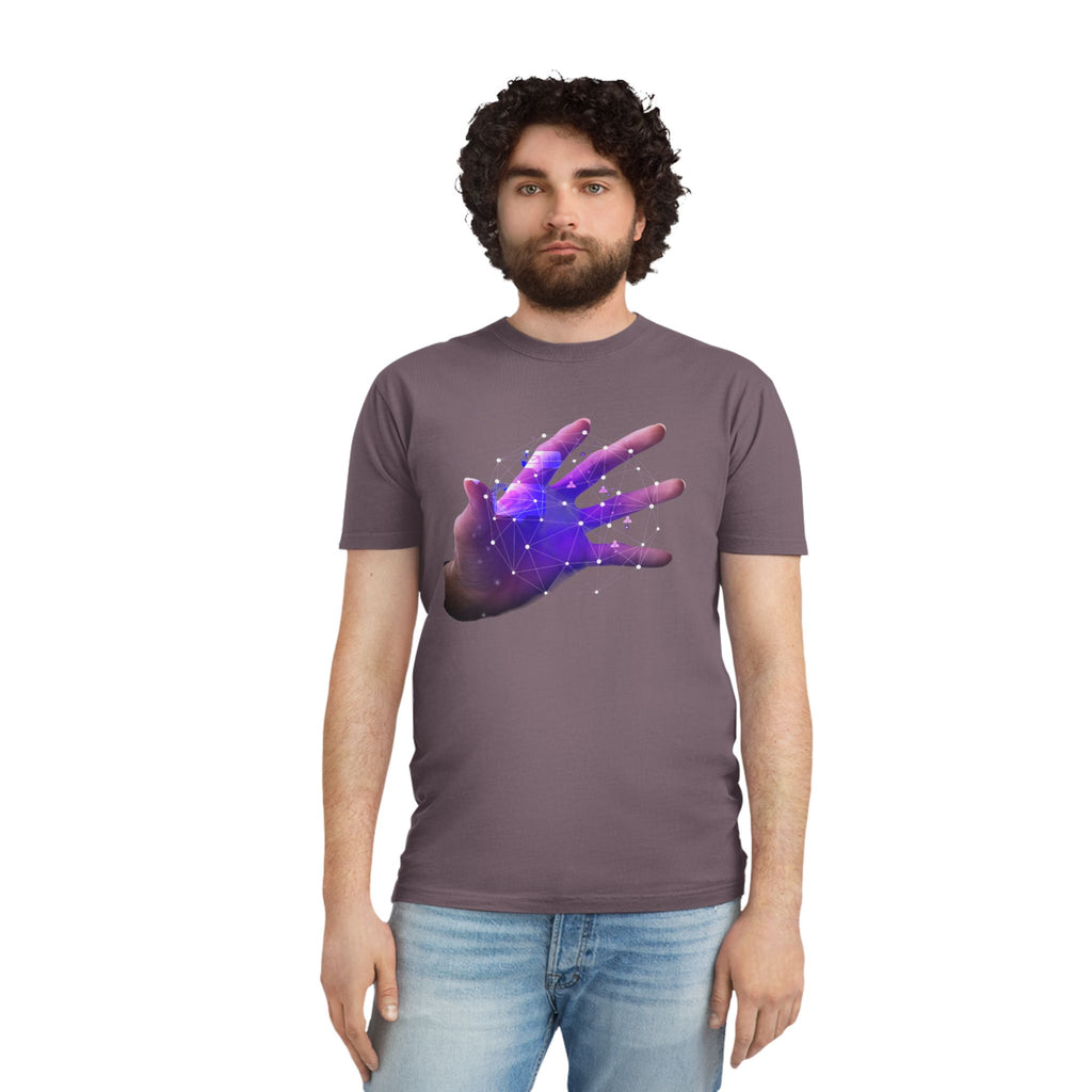 Galaxy Hand Tee — Cosmic Space Hand Graphic T-Shirt