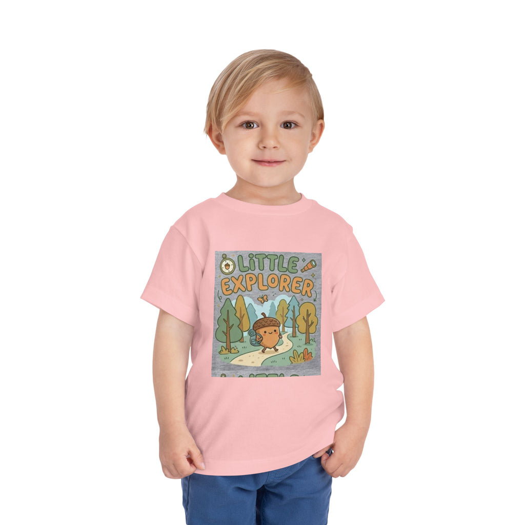 Little Explorer Toddler Tee – Cute Forest Adventure Graphic