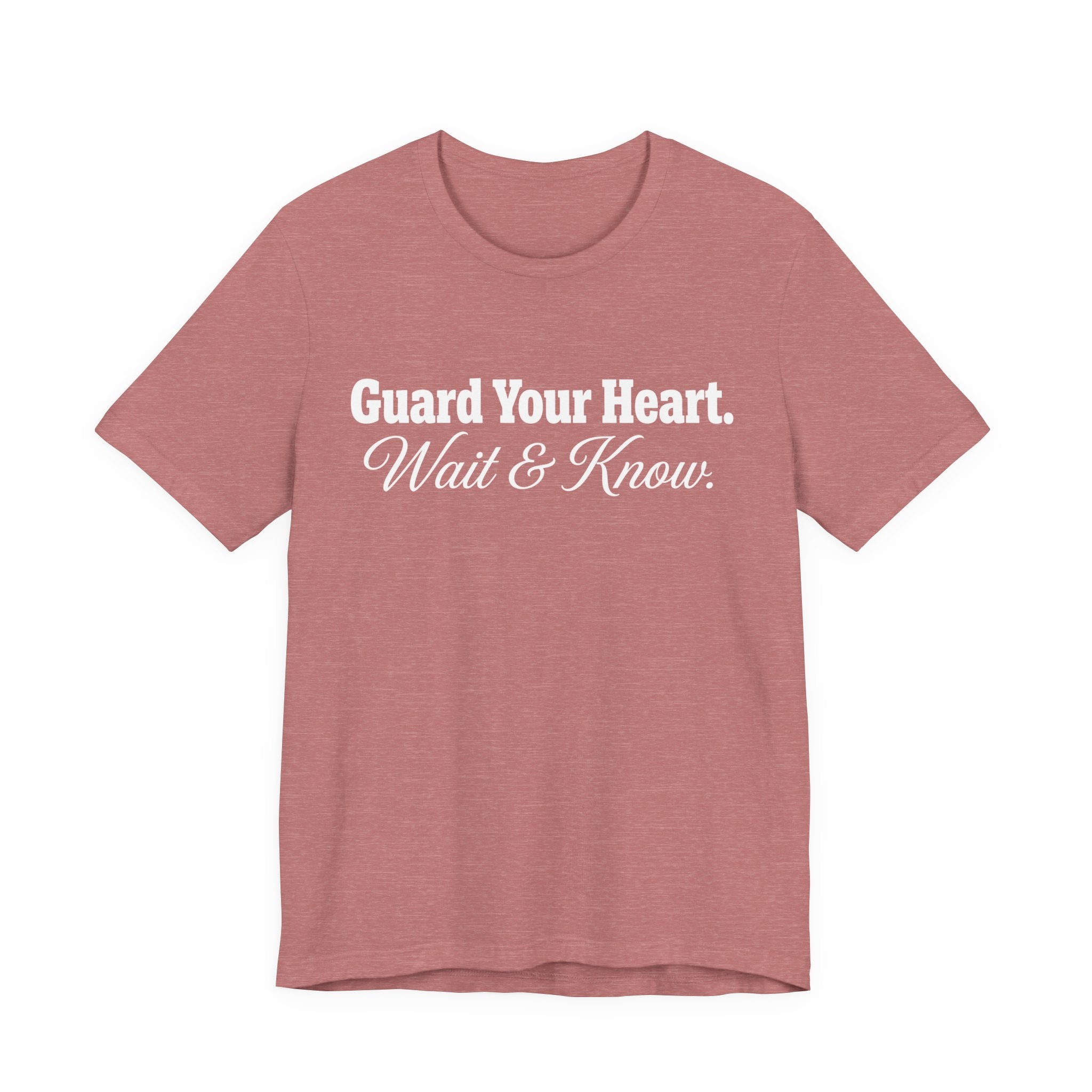 Guard Your Heart — Unisex Jersey Short Sleeve T-Shirt