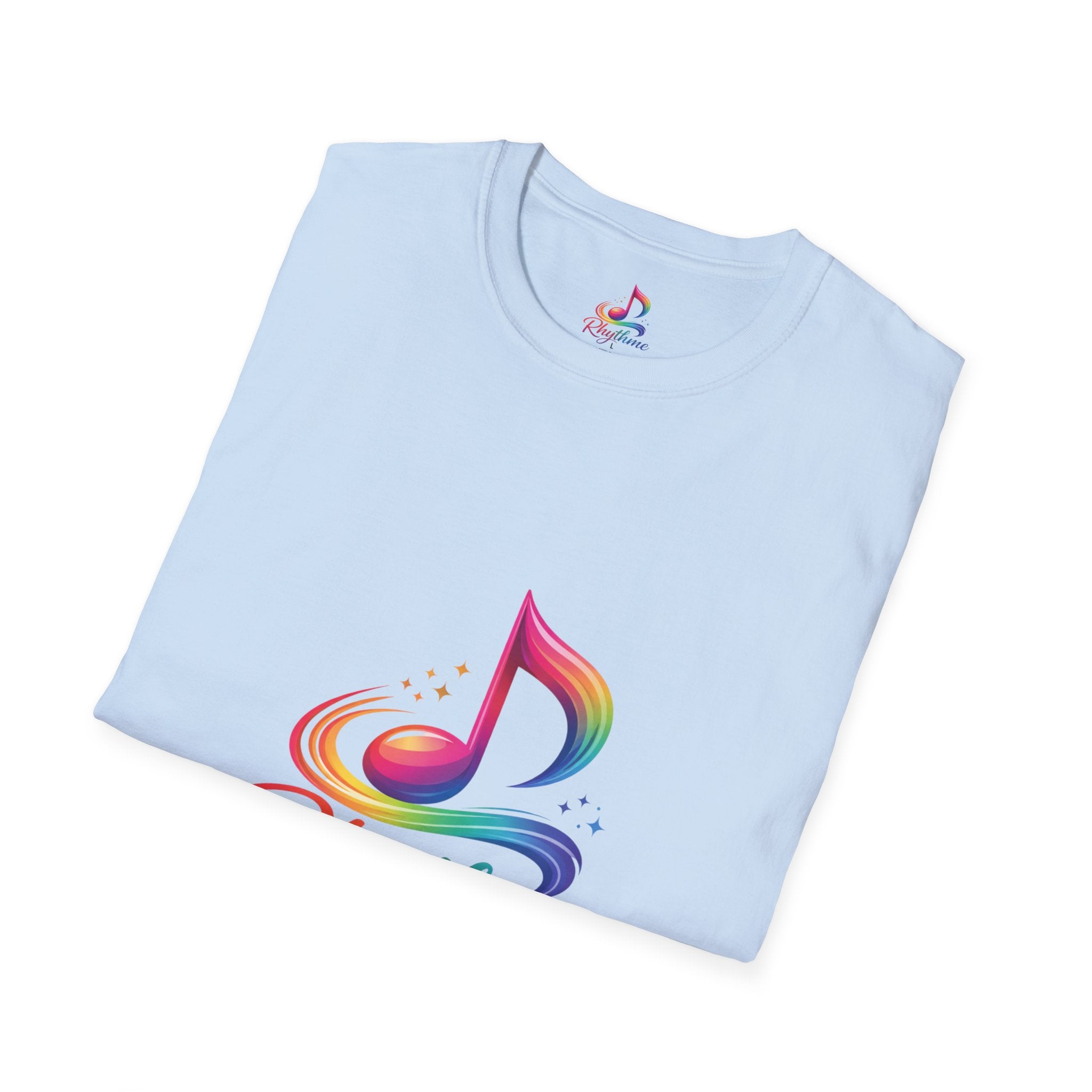 Rhythme Rainbow Music Note T-Shirt