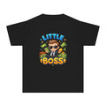 Little Boss Kids T‑Shirt — Cute Cartoon Kid in Suit Design