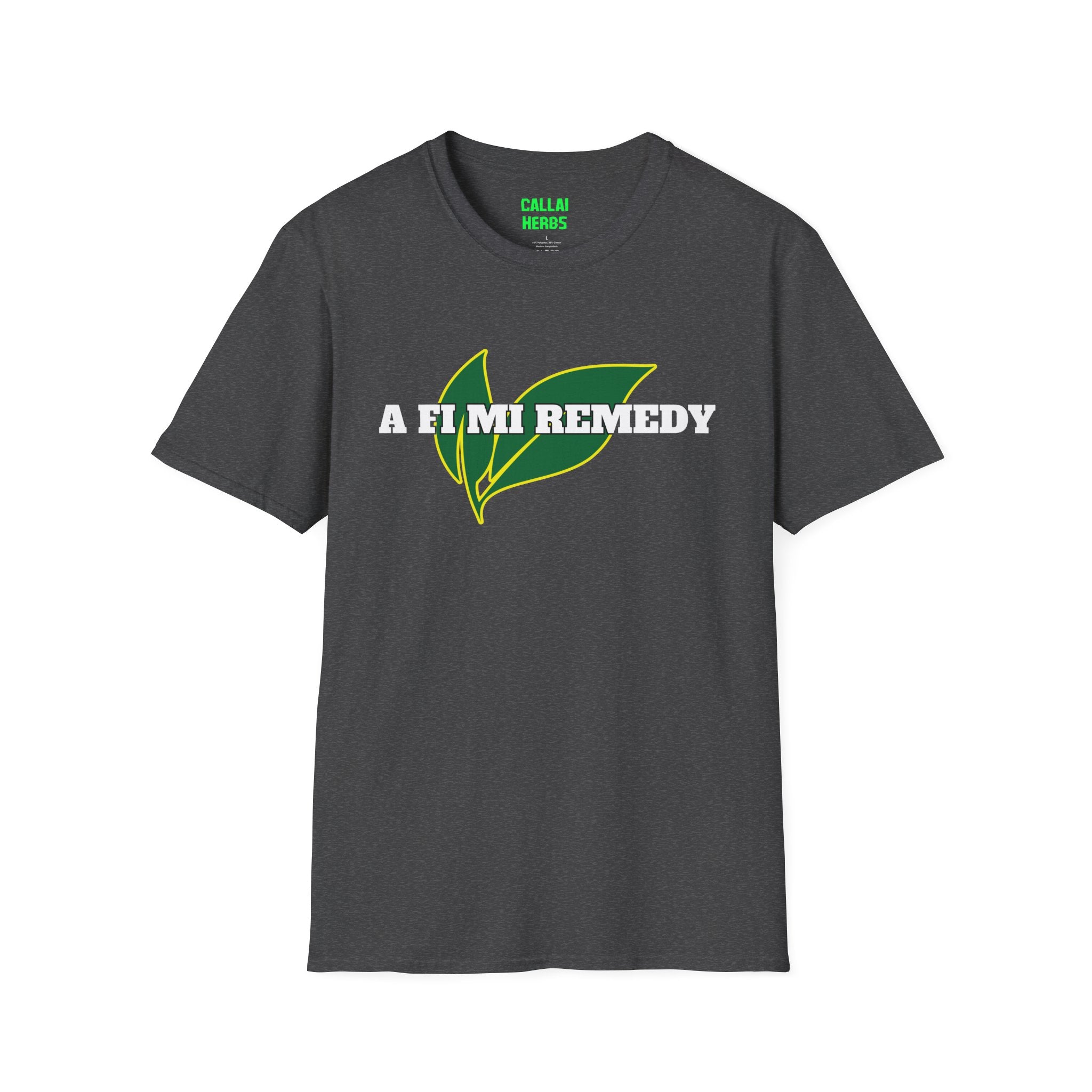 A Fi Mi Remedy T-Shirt — Jamaican Herbal Vibes Tee