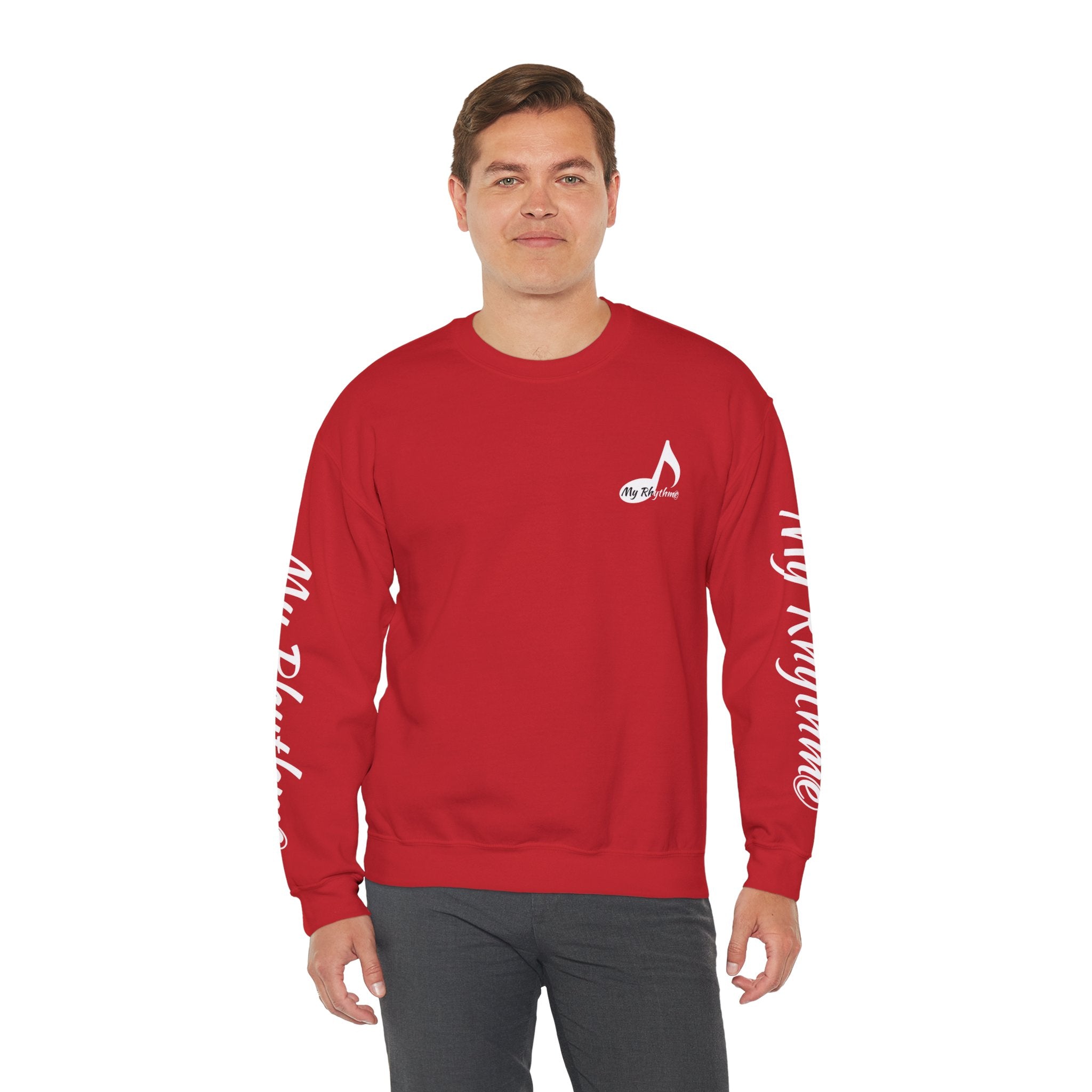 Crewneck Sweatshirt - 'My Rhythme' Music Note Graphic