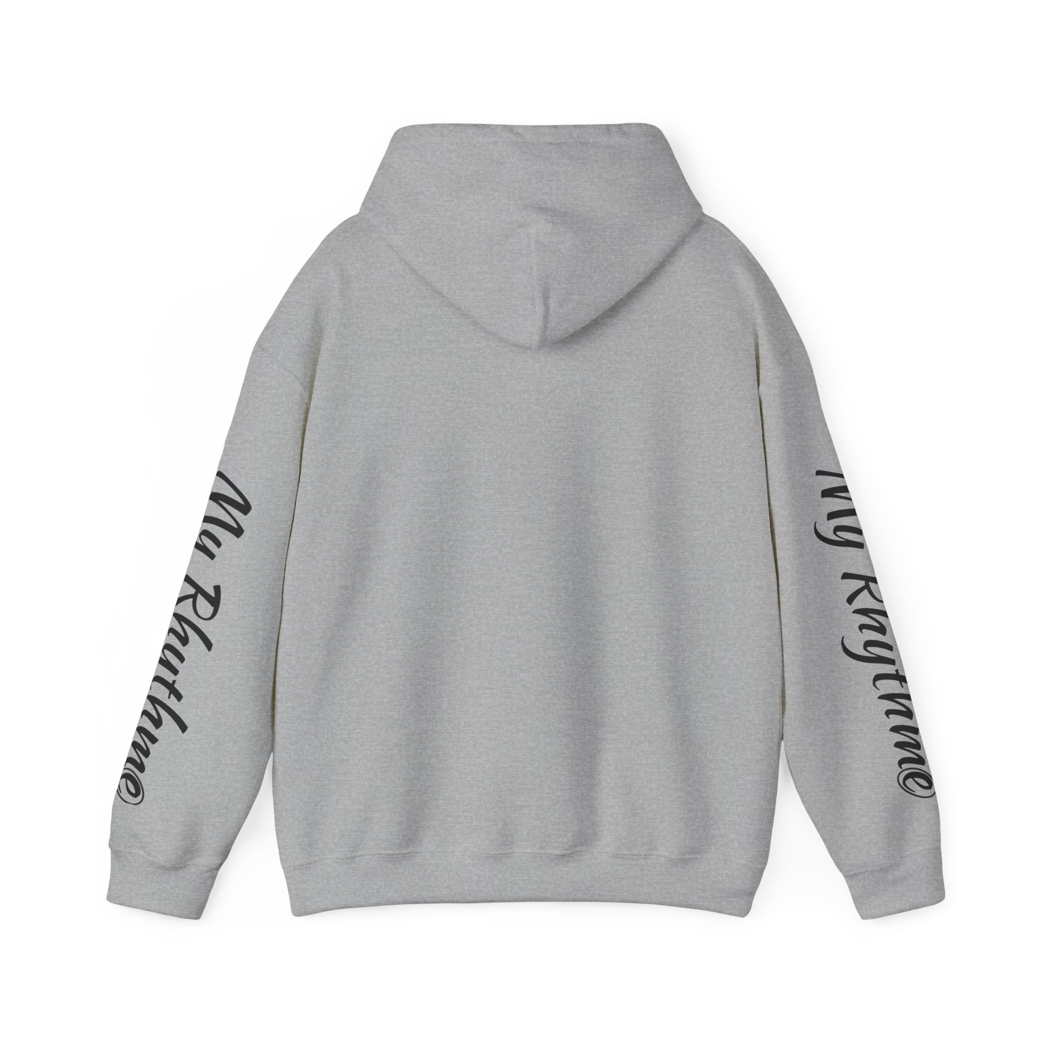 Rhythmic Note Hoodie — "My Rhythme" Music-Inspired Pullover