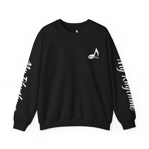 Crewneck Sweatshirt - 'My Rhythme' Music Note Graphic