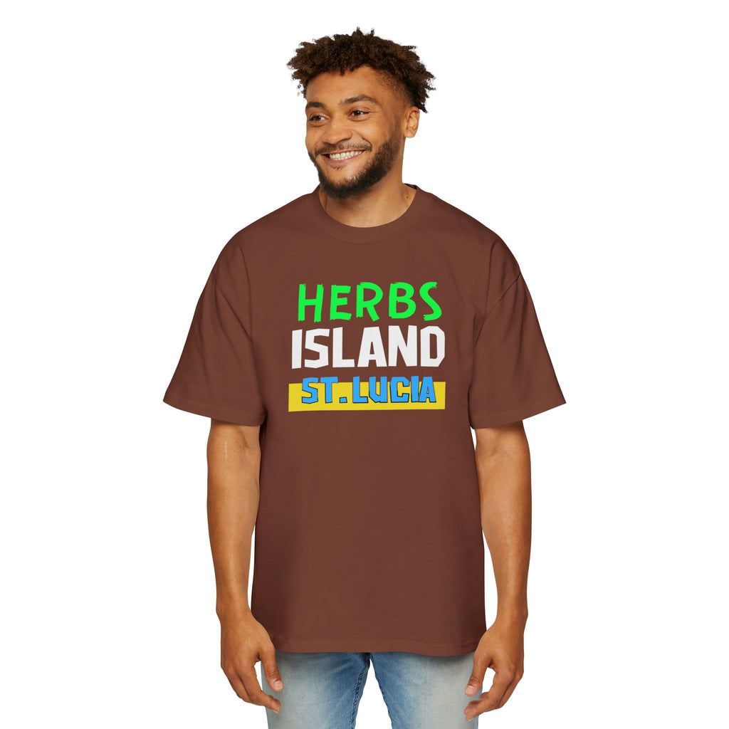 Herbs Island St. Lucia Tee — Caribbean Vacation Graphic T‑Shirt